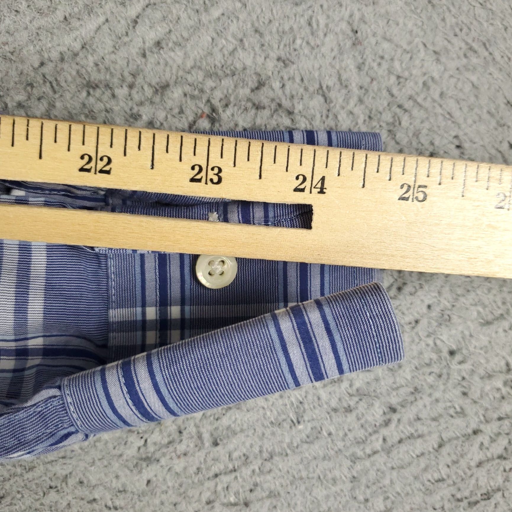 Peter Millar Peter Millar Shirt Mens L Blue Plaid Button-Up Long Sleeve Casual Business Formal Workwear Size US L / EU 52-54 / 3 - 7 Thumbnail