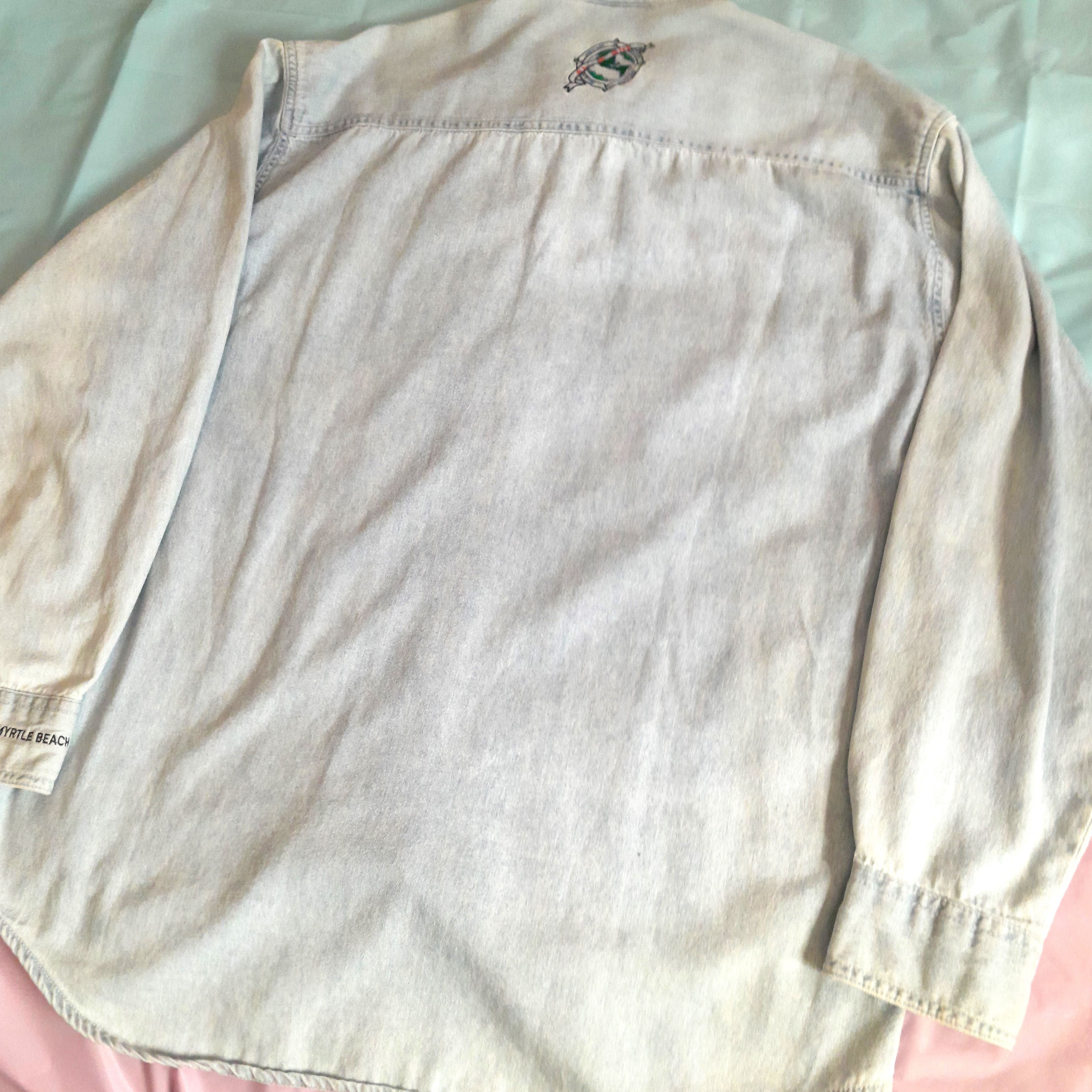 Hard Rock Cafe Hard Rock Cafe Men’s Long Sleeve Button Up Cotton Shirt Size US M / EU 48-50 / 2 - 6 Thumbnail