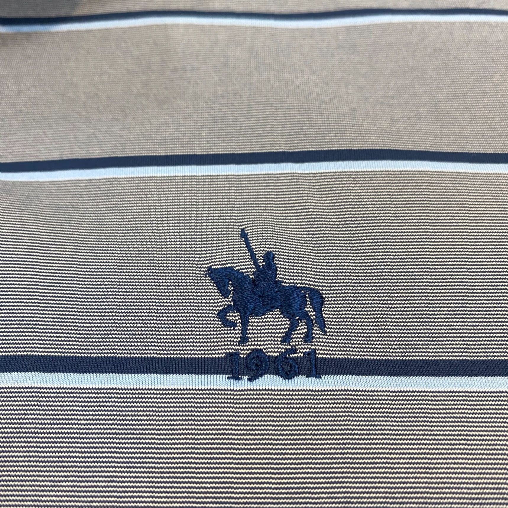 Peter Millar Peter Millar Summer Comfort Polo Men Medium Gray Golf Shirt S/S Shirt Mens Golf Shirt Shirt Size US M / EU 48-50 / 2 - 2 Thumbnail