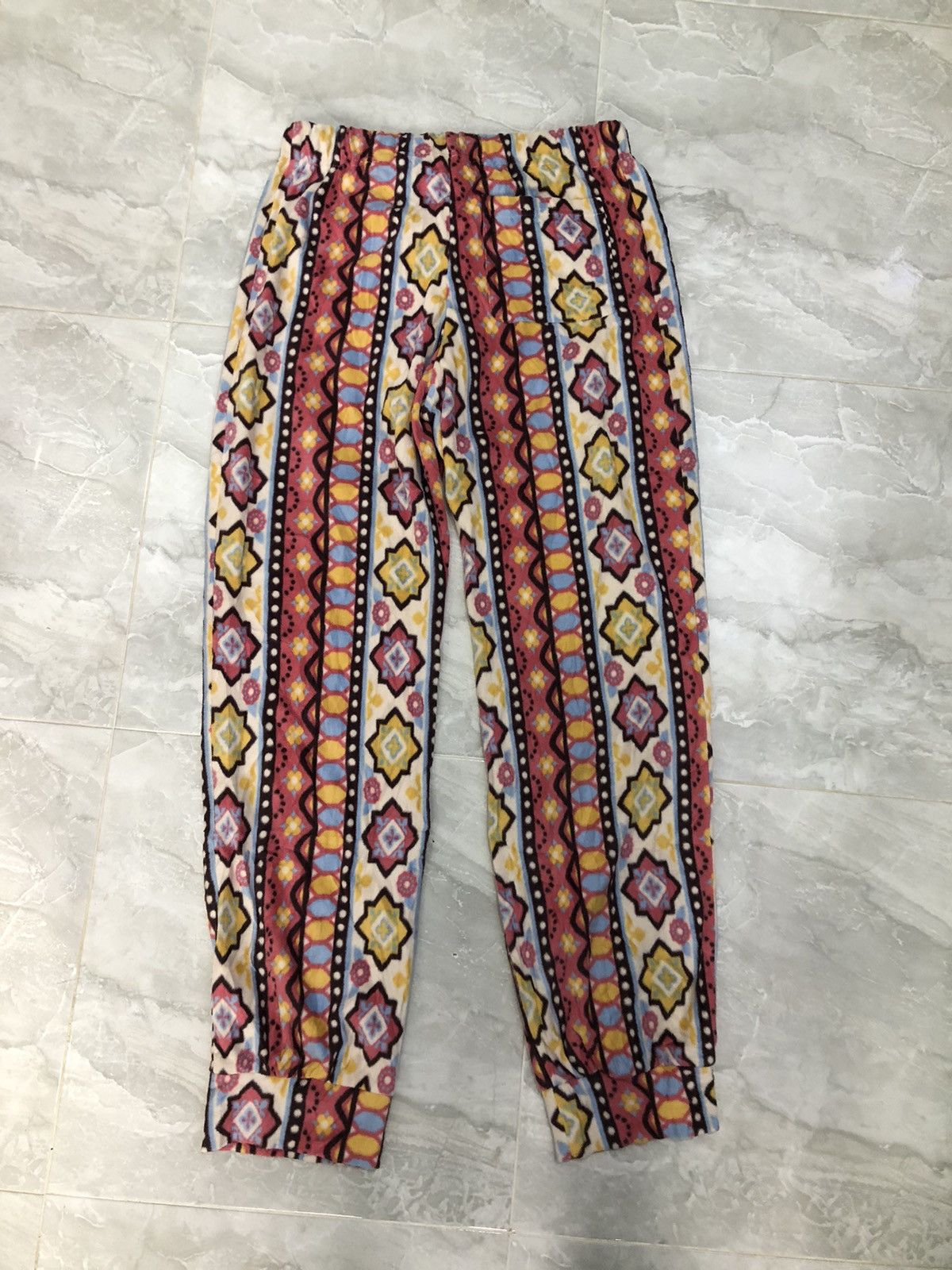 Japanese Brand Y2K AS Corporation Japan Fleece Lounge Pants Size 30" / US 8 / IT 44 - 9 Thumbnail