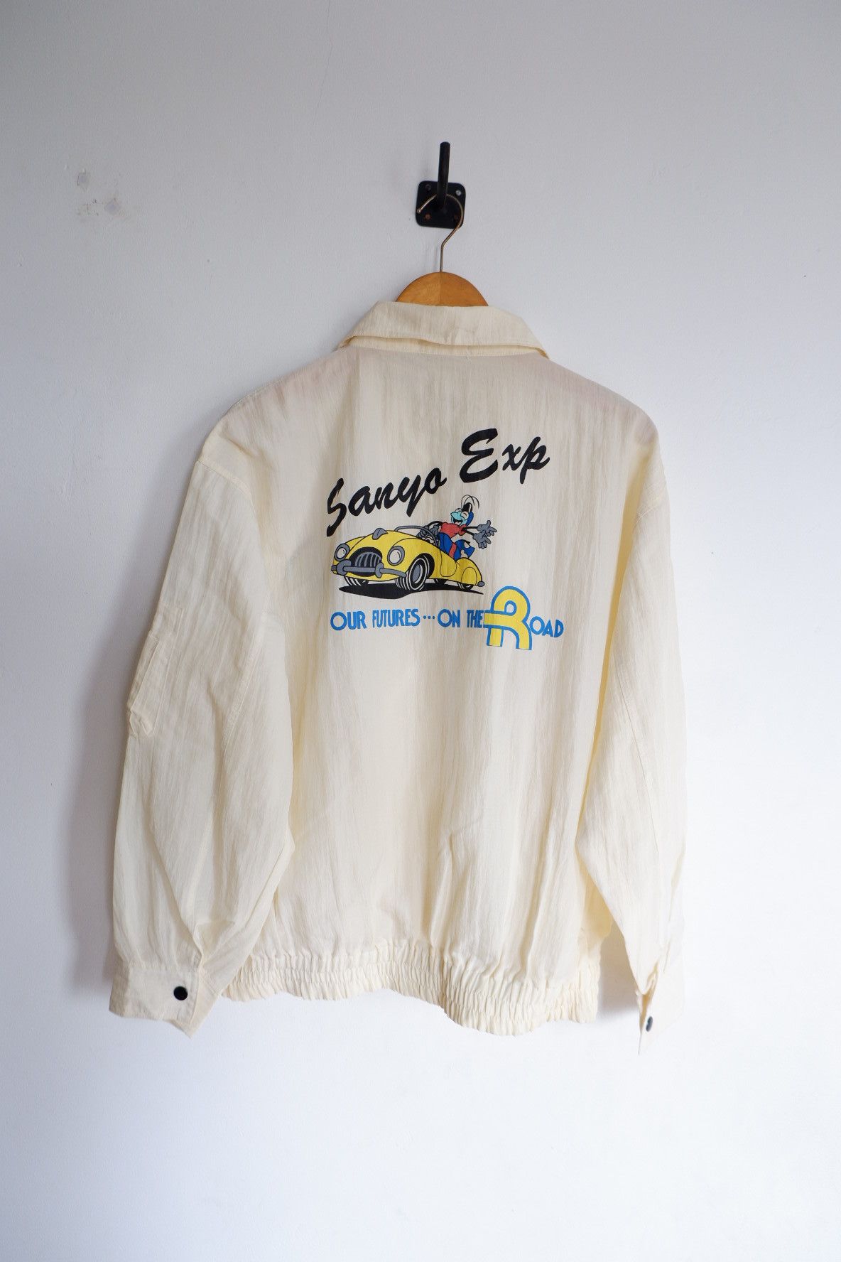 Vintage Vintage David Hicks 90s Poly Bomber Jacket Size US L / EU 52-54 / 3 - 1 Thumbnail