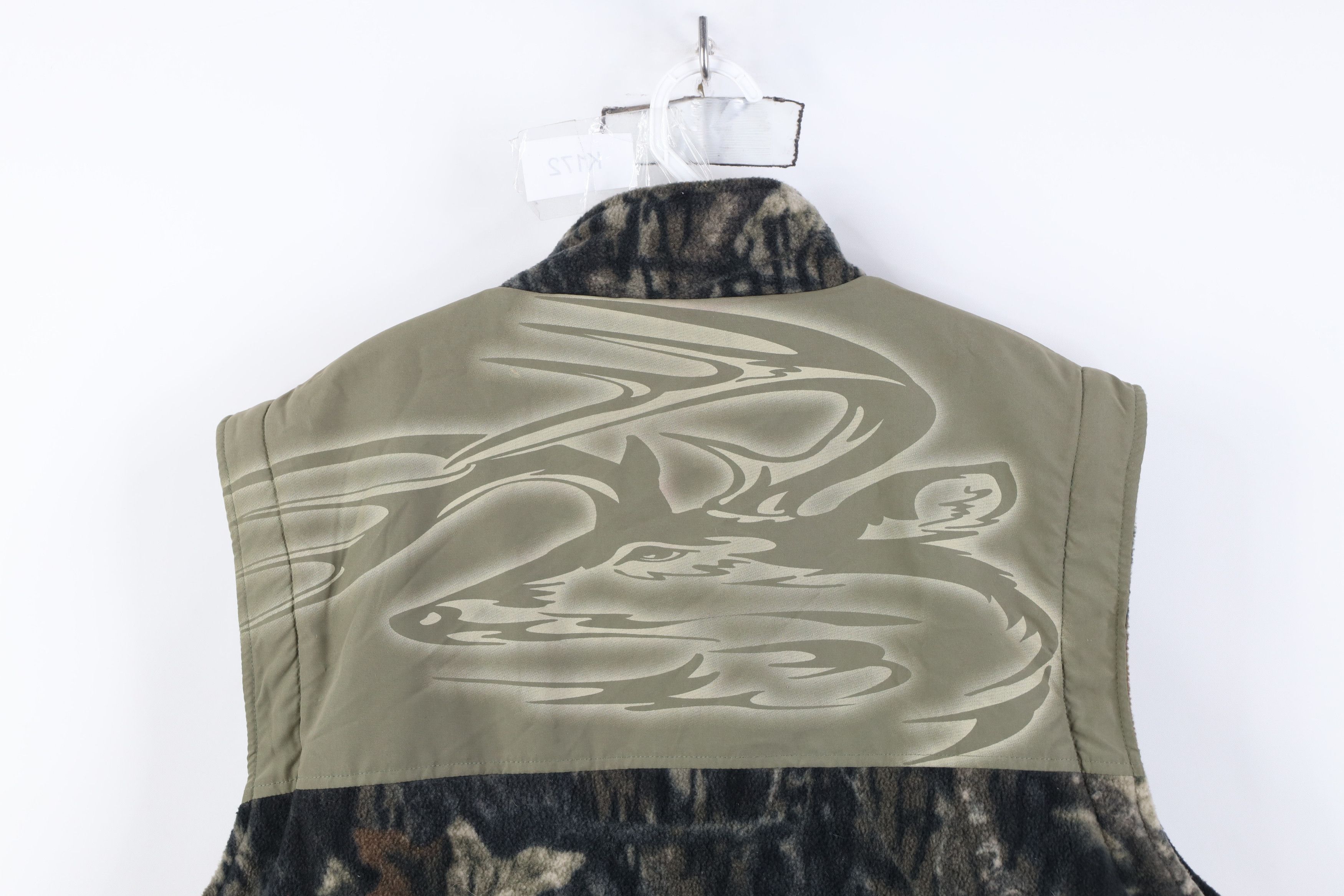 Vintage Vintage Y2K Streetwear Camouflage Full Zip Vest Jacket Size US L / EU 52-54 / 3 - 14 Thumbnail