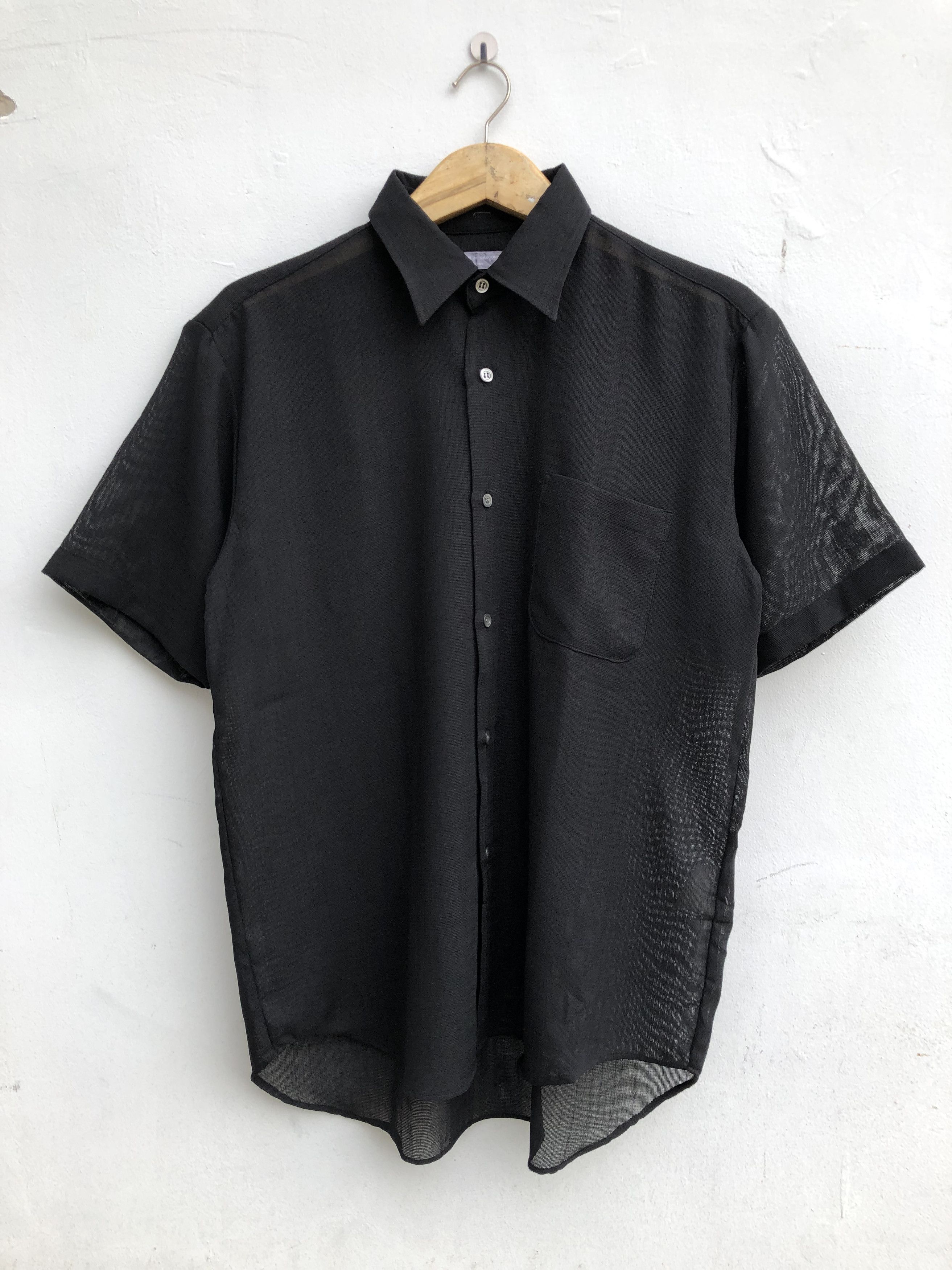 Archival Clothing 90s Comme des Garcons Homme Mesh Shirt | Grailed