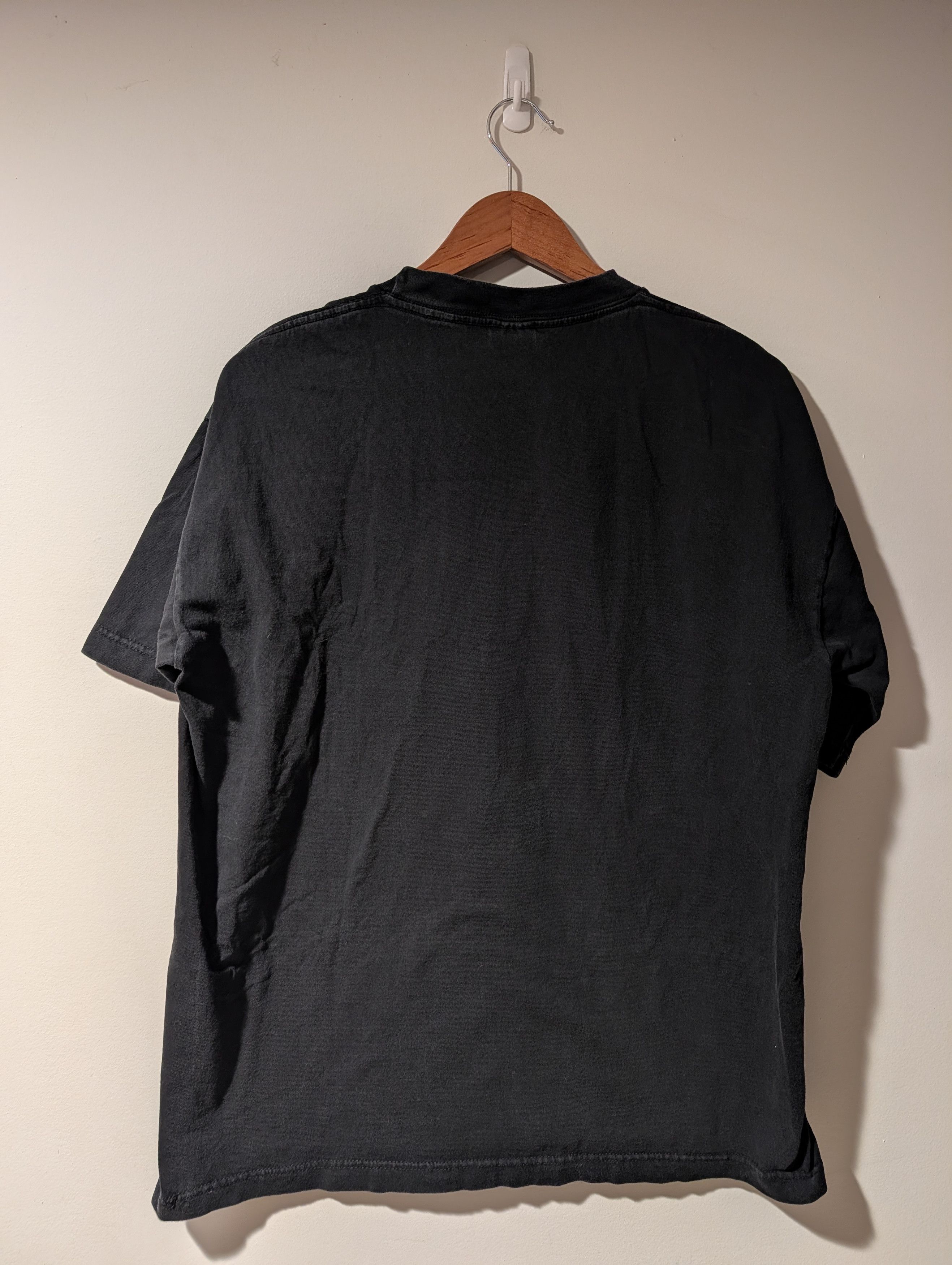 Band Tees Nirvana Band T Shirt Large Black Silver Block Logo PCM Size US L / EU 52-54 / 3 - 4 Thumbnail