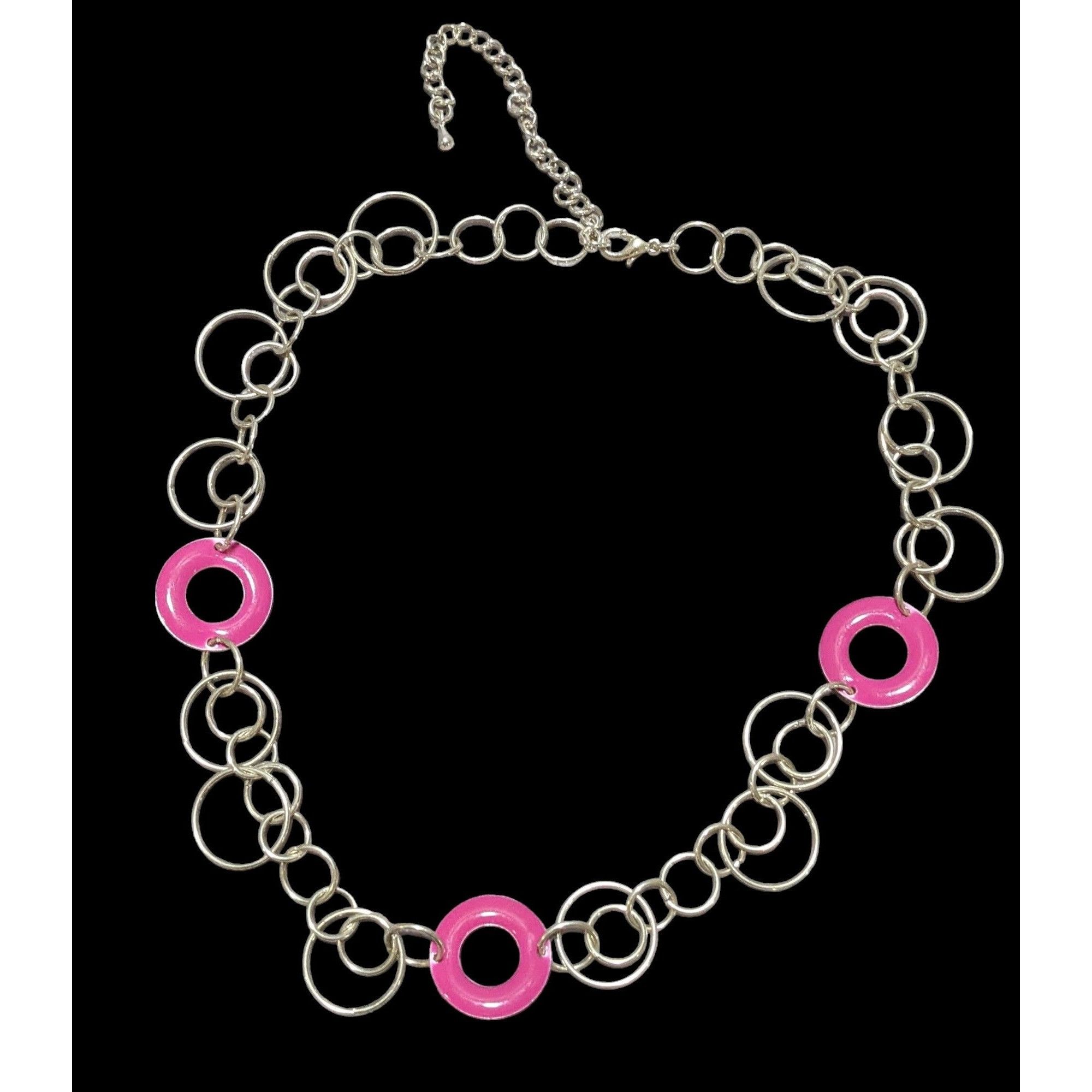 Other Silver And Pink Ring Neckalce Size ONE SIZE - 1 Thumbnail