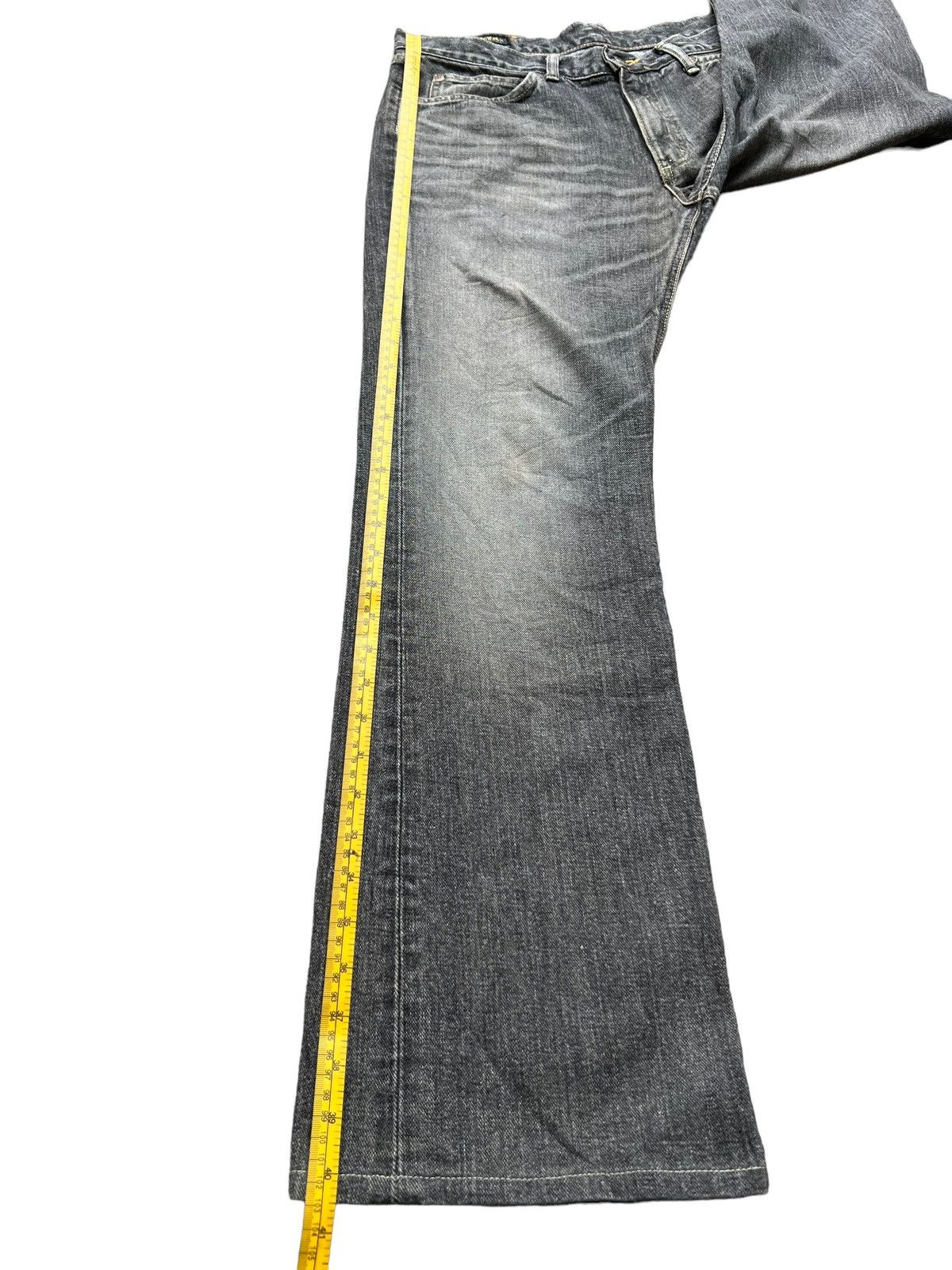 Lee Vintage Lee Rider Distressed Bootcut Flare Denim Jeans 34x31 Size US 34 / EU 50 - 12 Thumbnail