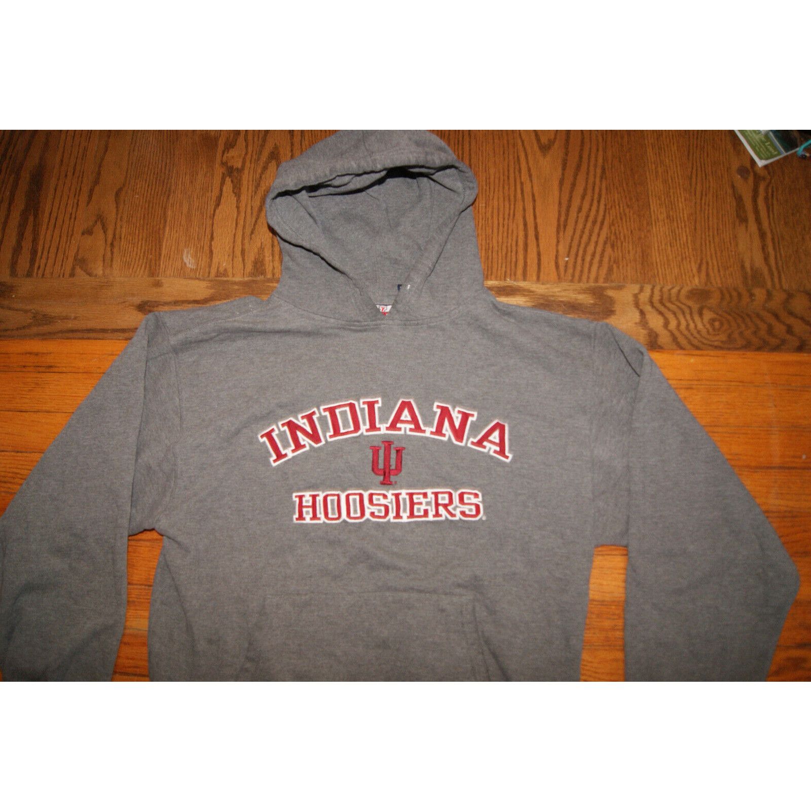 Other Indiana Hoosiers IU M Hoodie Sweatshirt Spell Embroidered Size US M / EU 48-50 / 2 - 2 Thumbnail