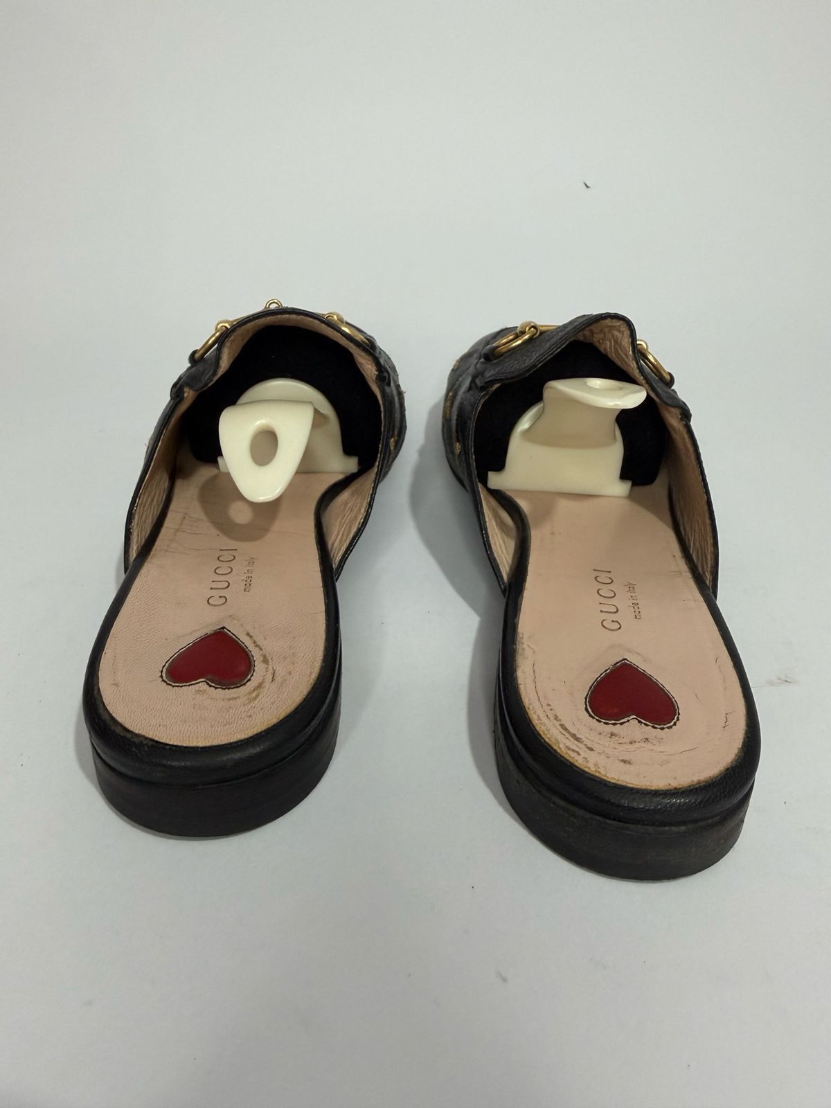 Gucci Gucci Leather Bee Embroidered Princetown Mules Size 38.5 Size US 8.5 / IT 38.5 - 4 Thumbnail
