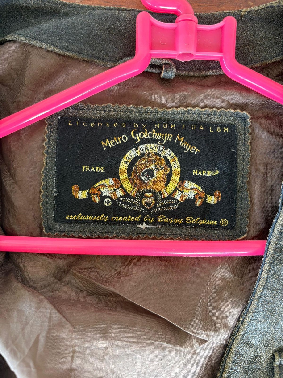 Other Vintage MGM Metro Goldwyn Mayer leather Vest Design Size US M / EU 48-50 / 2 - 9 Thumbnail