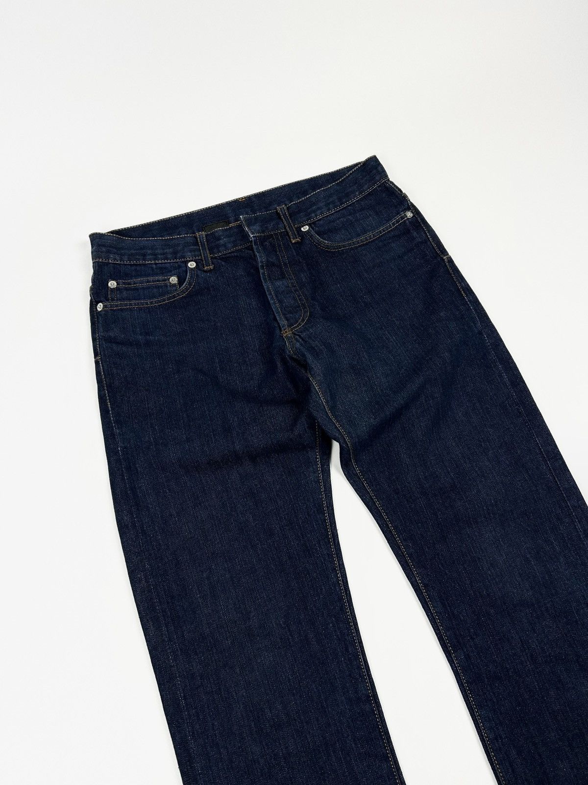 Christian Dior Monsieur × Vintage Rare Luxury Christian Dior Jeans Navy Denim Pants vintage Size US 30 / EU 46 - 5 Thumbnail