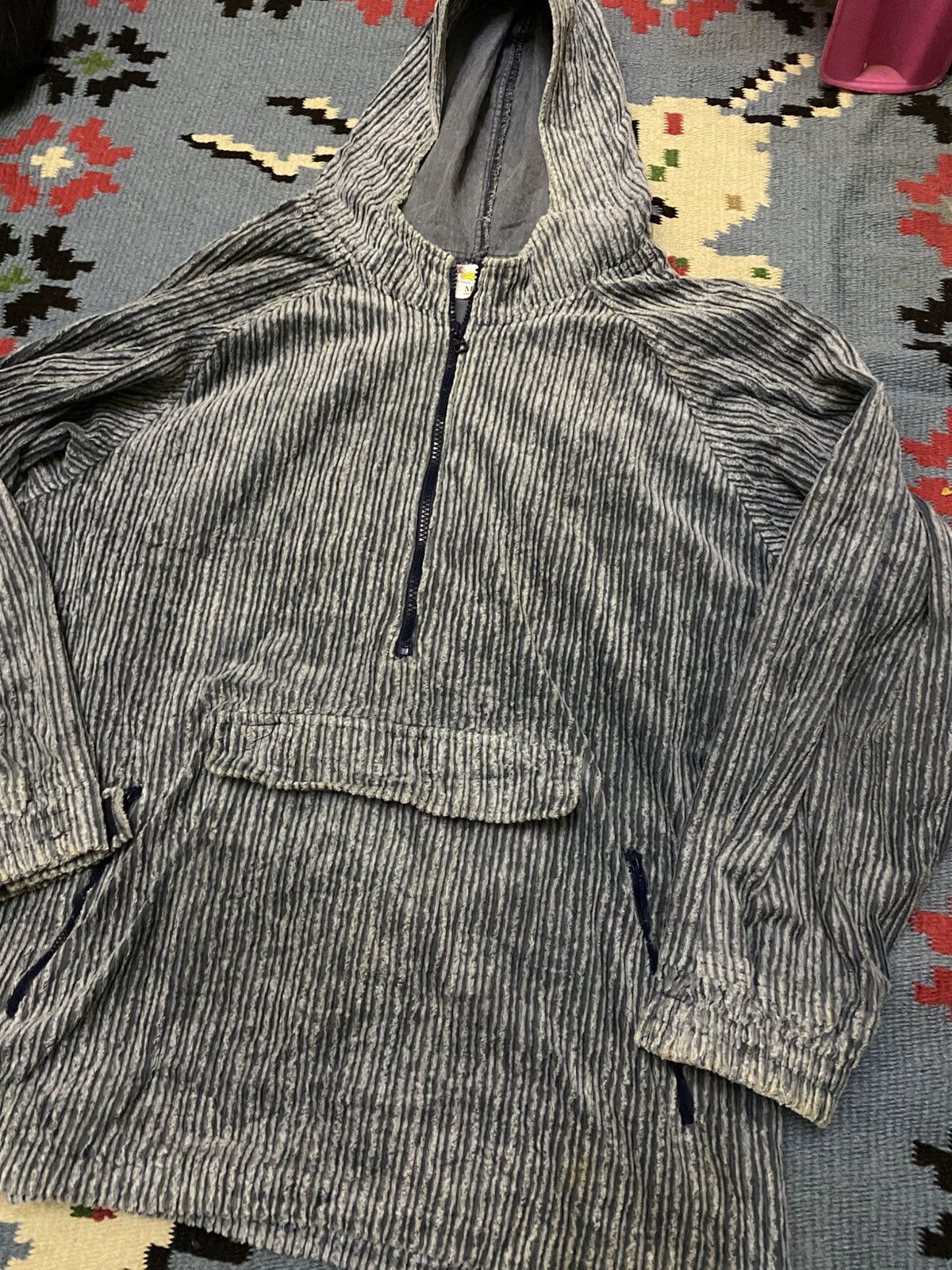 Mtv 1996 CORDUROY MTV BEAVIS & BUTTHEAD ANORAK ZIPPER HOODIE Size US M / EU 48-50 / 2 - 2 Thumbnail
