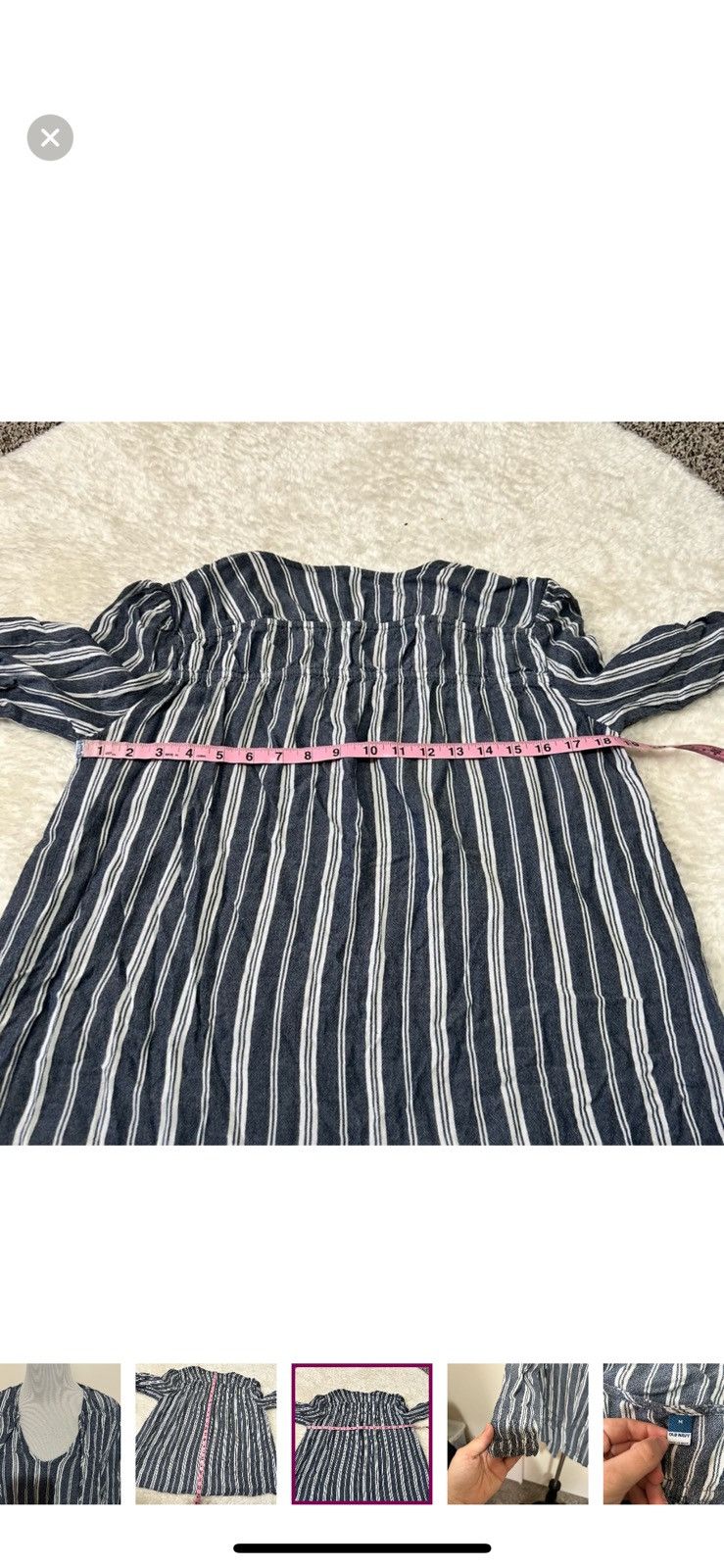 Old Navy Old navy medium striped boho peasant top Size M / US 6-8 / IT 42-44 - 2 Thumbnail