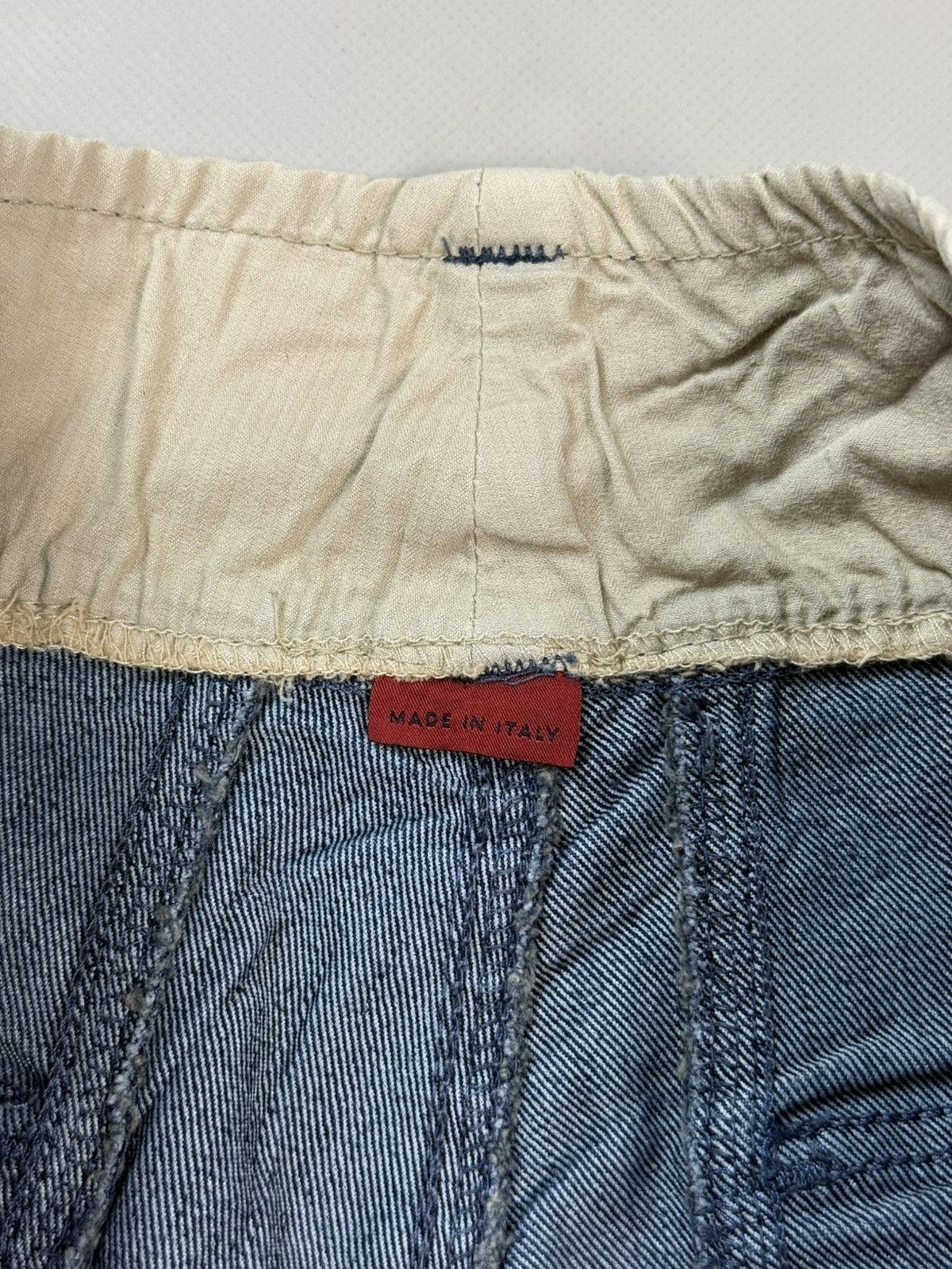 Marithe + Francois Girbaud Marithe Francois Girbaud Vintage Avant-Garde Denim Shorts Size 29" - 7 Thumbnail