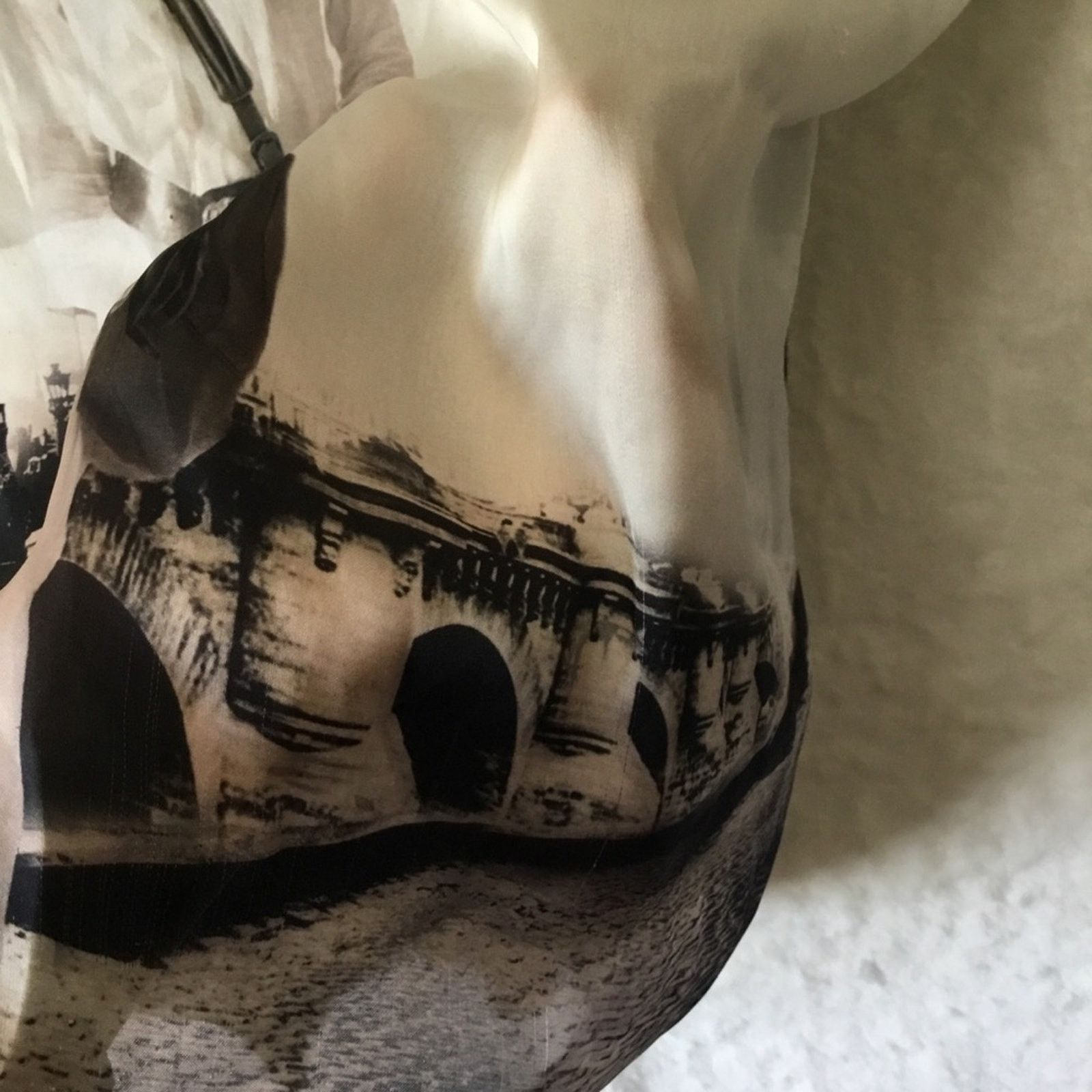 Other Yuni Los Angeles Black & Light Gray Eiffel Tower Graphic Top Size S / US 4 / IT 40 - 6 Thumbnail