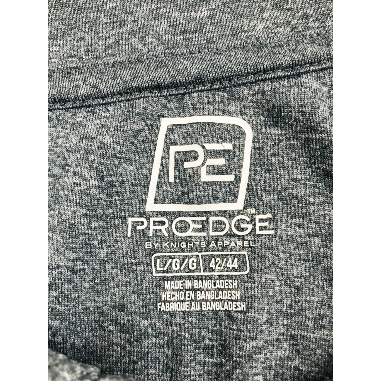Vintage ProEdge Polo Shirt Men Size Large Gray Short Sleeve Collared Pullover Size US L / EU 52-54 / 3 - 5 Thumbnail