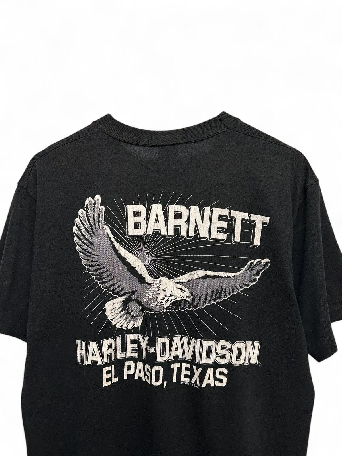 Jerzees Rare 80s Harley Davidson Vintage USA Motorcycle Graphic Tee Size US L / EU 52-54 / 3 - 8 Thumbnail