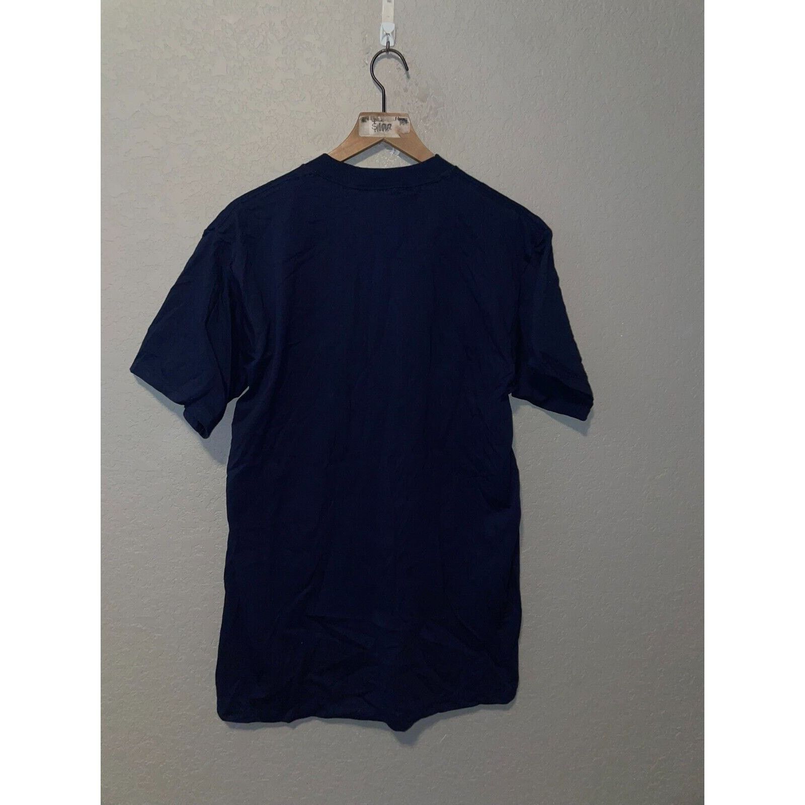 Jerzees Vintage Mount Rushmore Shirt Blue Graphic Tee 1990s VTG 90s Size US L / EU 52-54 / 3 - 6 Thumbnail
