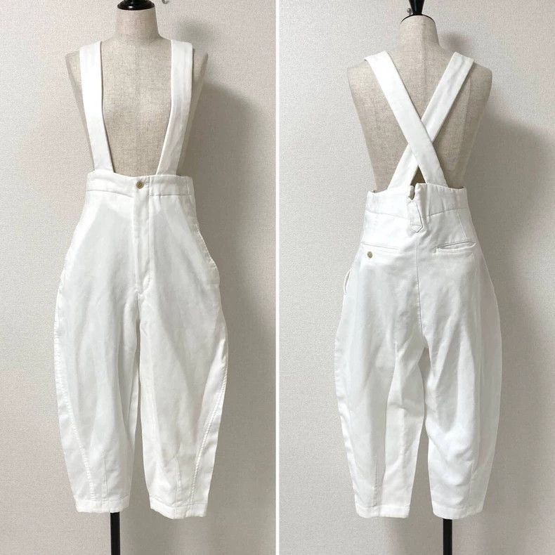 Comme des Garcons Comme Des Garcons size XS White tapered suspenders. Size 24" / US 00 / IT 34 - 1 Thumbnail