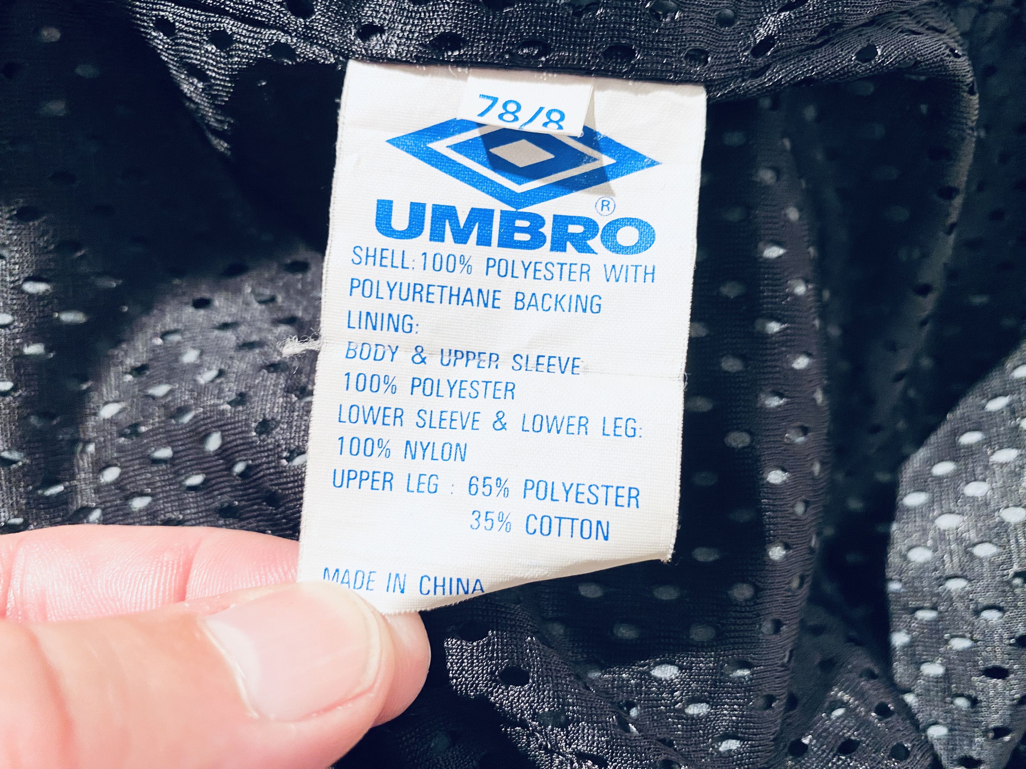 Umbro Manchester United Track / Training Jacket 1997 1998 Size US XL / EU 56 / 4 - 12 Thumbnail