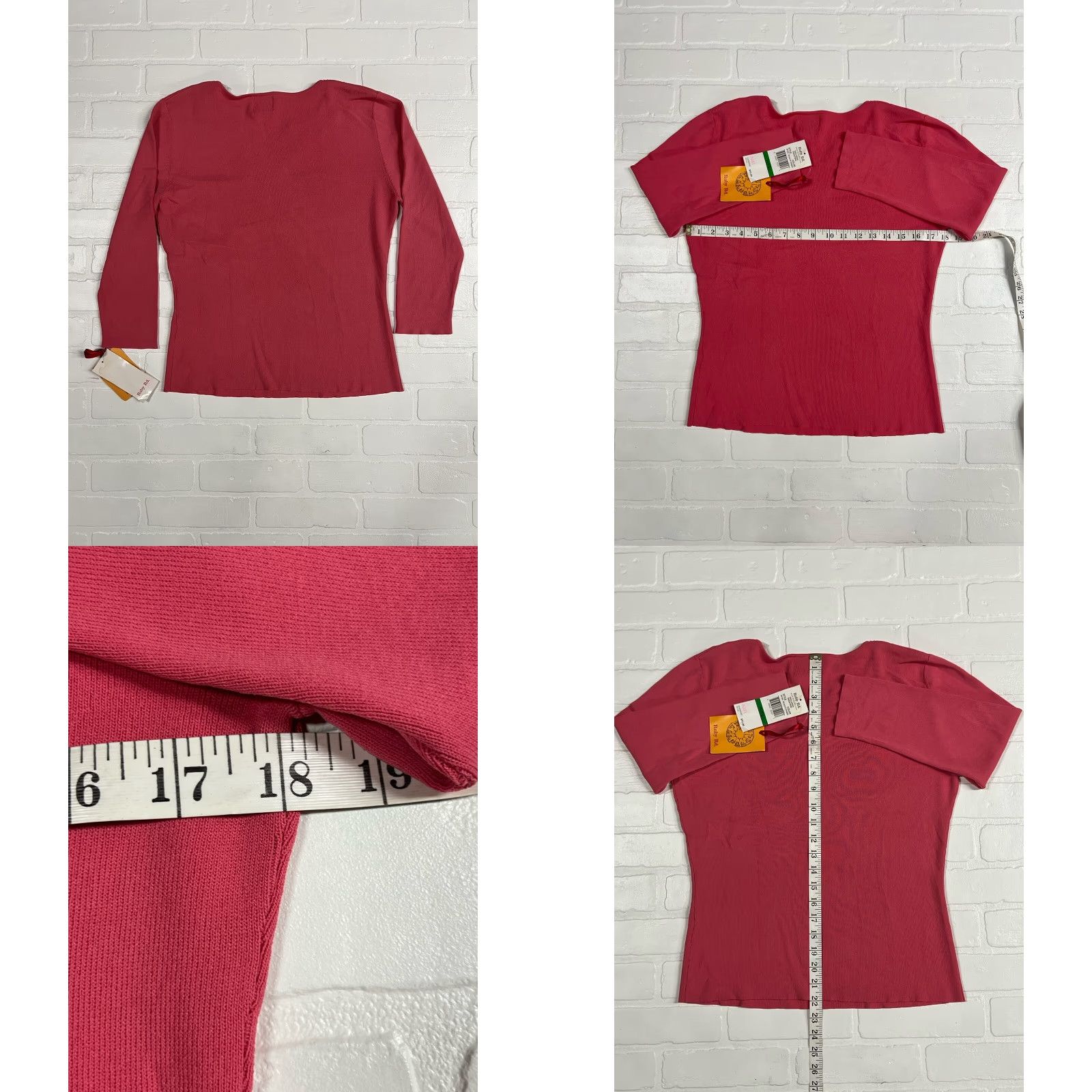 Vintage Ruby Road Pullover Sweater Women’s L NWT Red Size L / US 10 / IT 46 - 8 Thumbnail