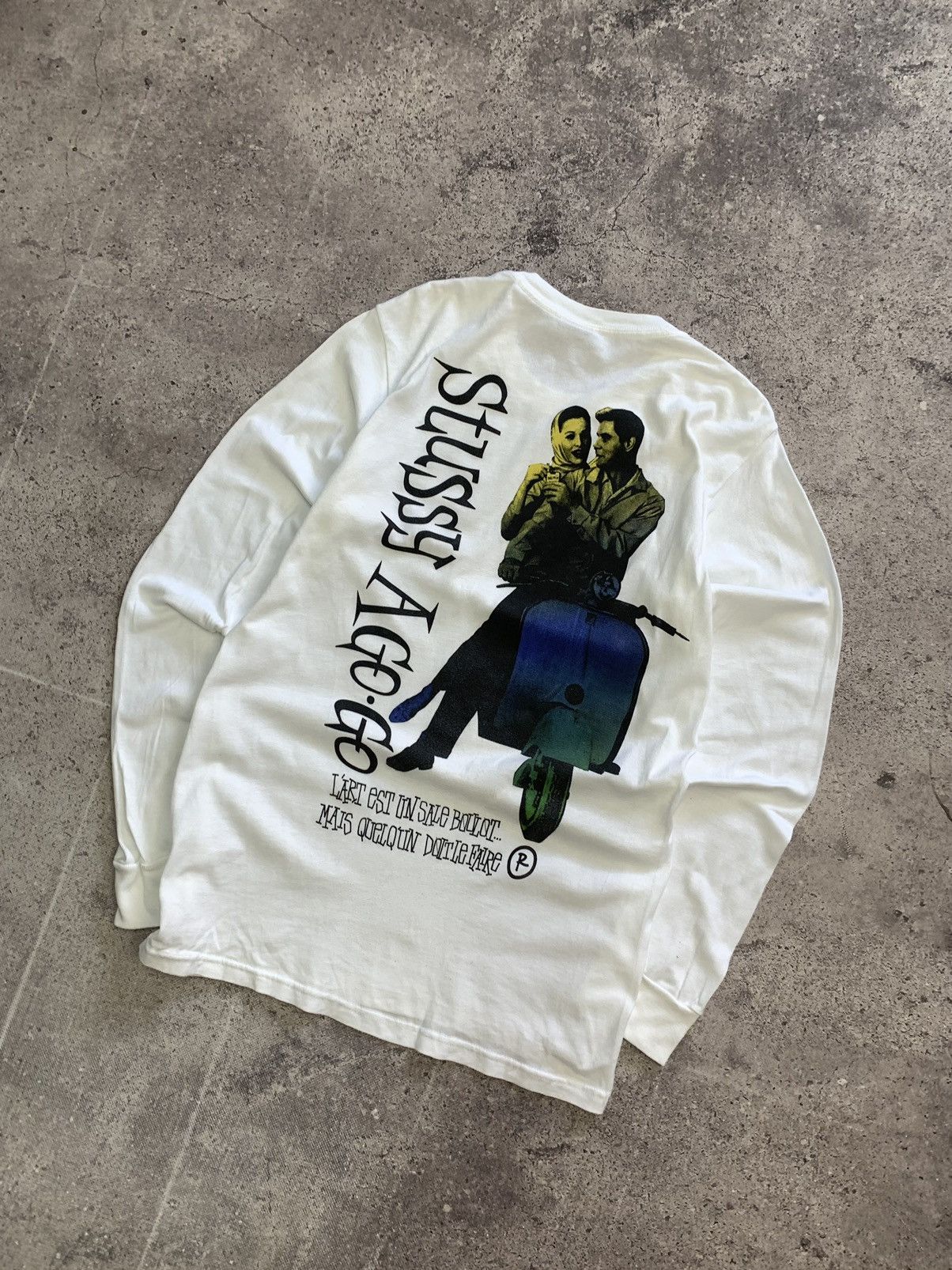 Japanese Brand × Stussy × Vintage Vintage Stussy Longsleeve Y2K streetwear sk8 faded tee Size US S / EU 44-46 / 1 - 11 Thumbnail