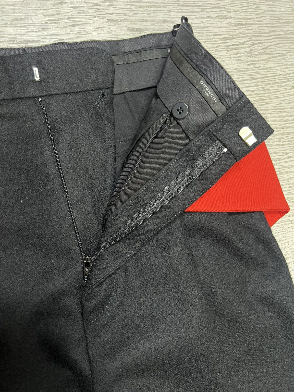 Givenchy Givenchy - Riccardo Tisci - F/W ‘14 - Wool Wide Leg Trousers Size 26" / US 2 / IT 38 - 6 Thumbnail