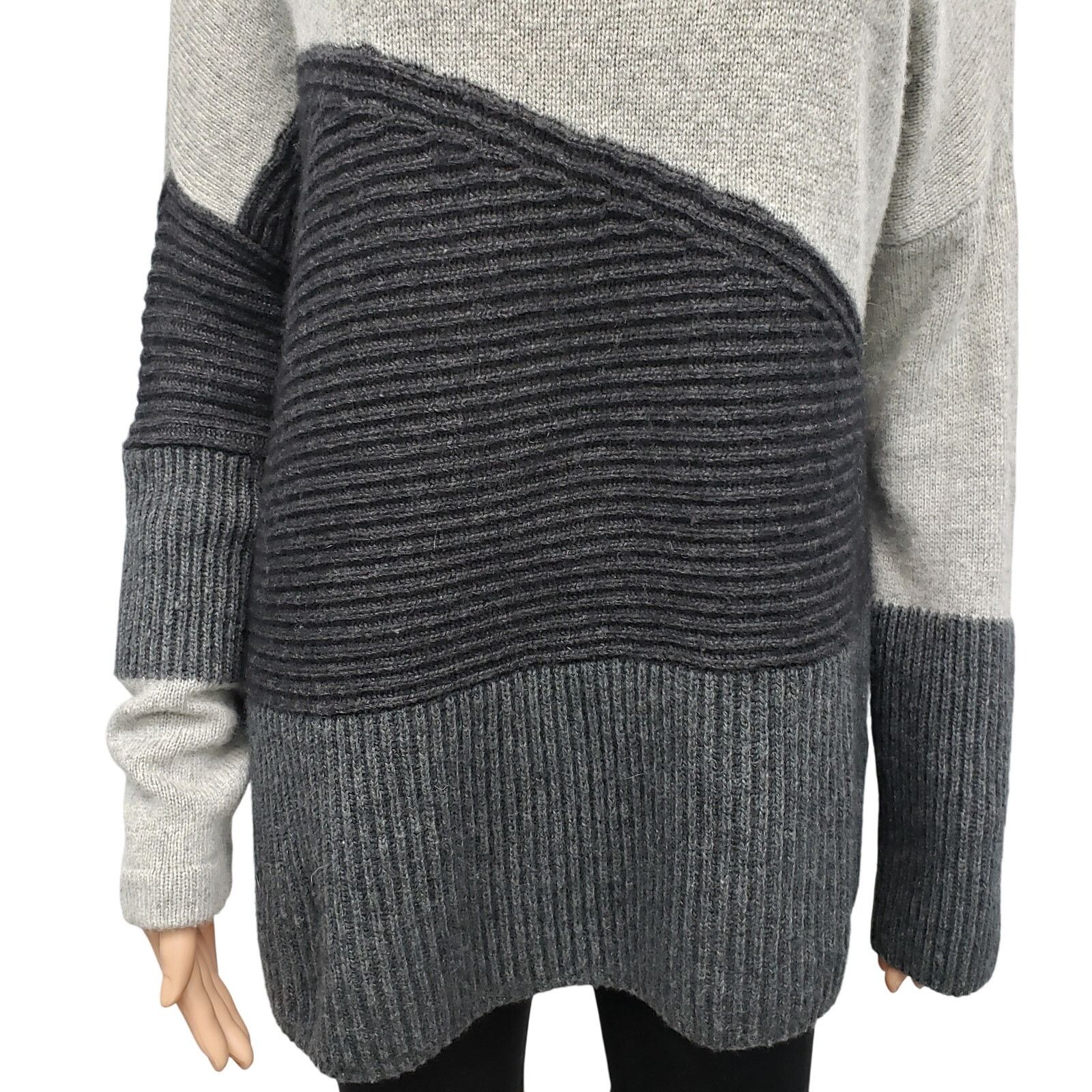 French Connection French Connection Patchwork Mock Neck Sweater Wool blend M Size M / US 6-8 / IT 42-44 - 8 Thumbnail