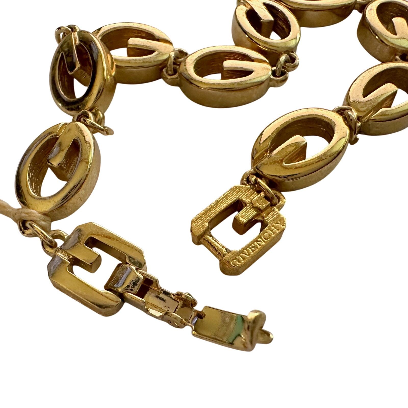 Givenchy Givenchy G Link Gold Plate Bracelet Size ONE SIZE - 5 Thumbnail