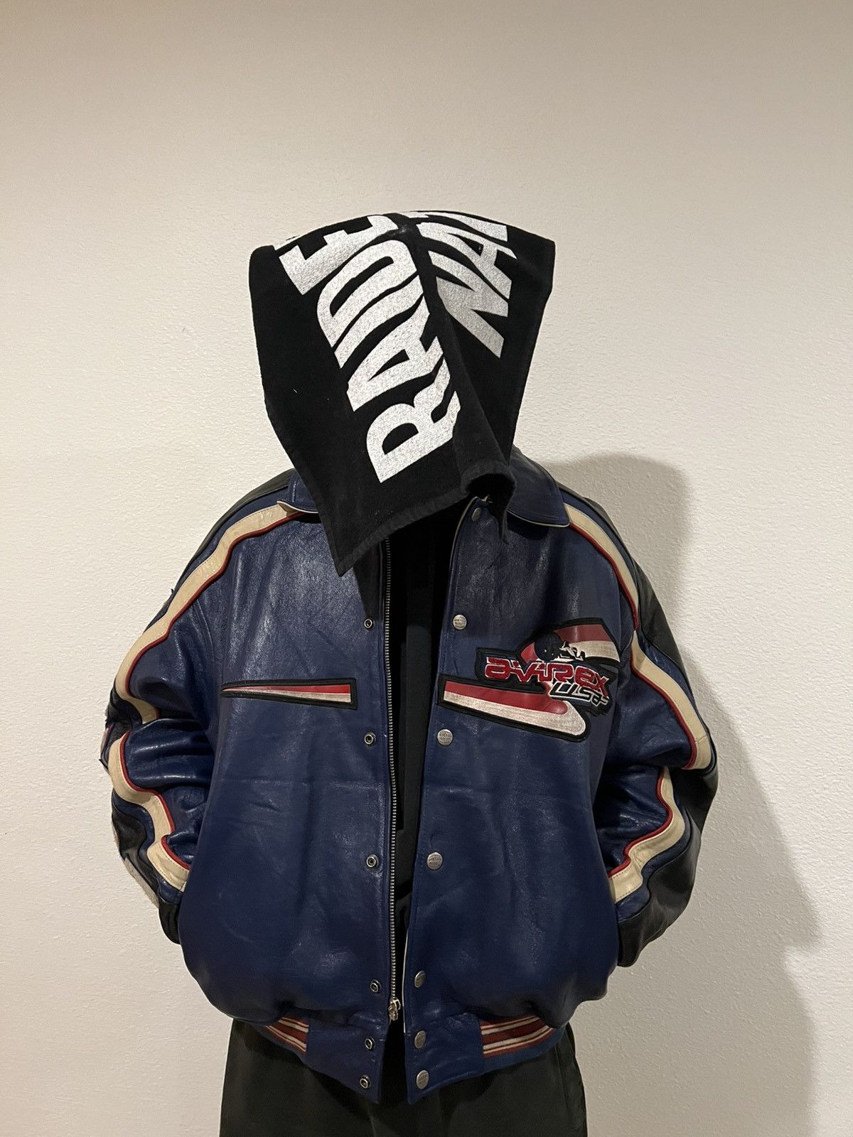 Avirex AVIREX LEATHER JACKET “SPEED CHAMPIONSHIP” Size US XXL / EU 58 / 5 - 2 Thumbnail