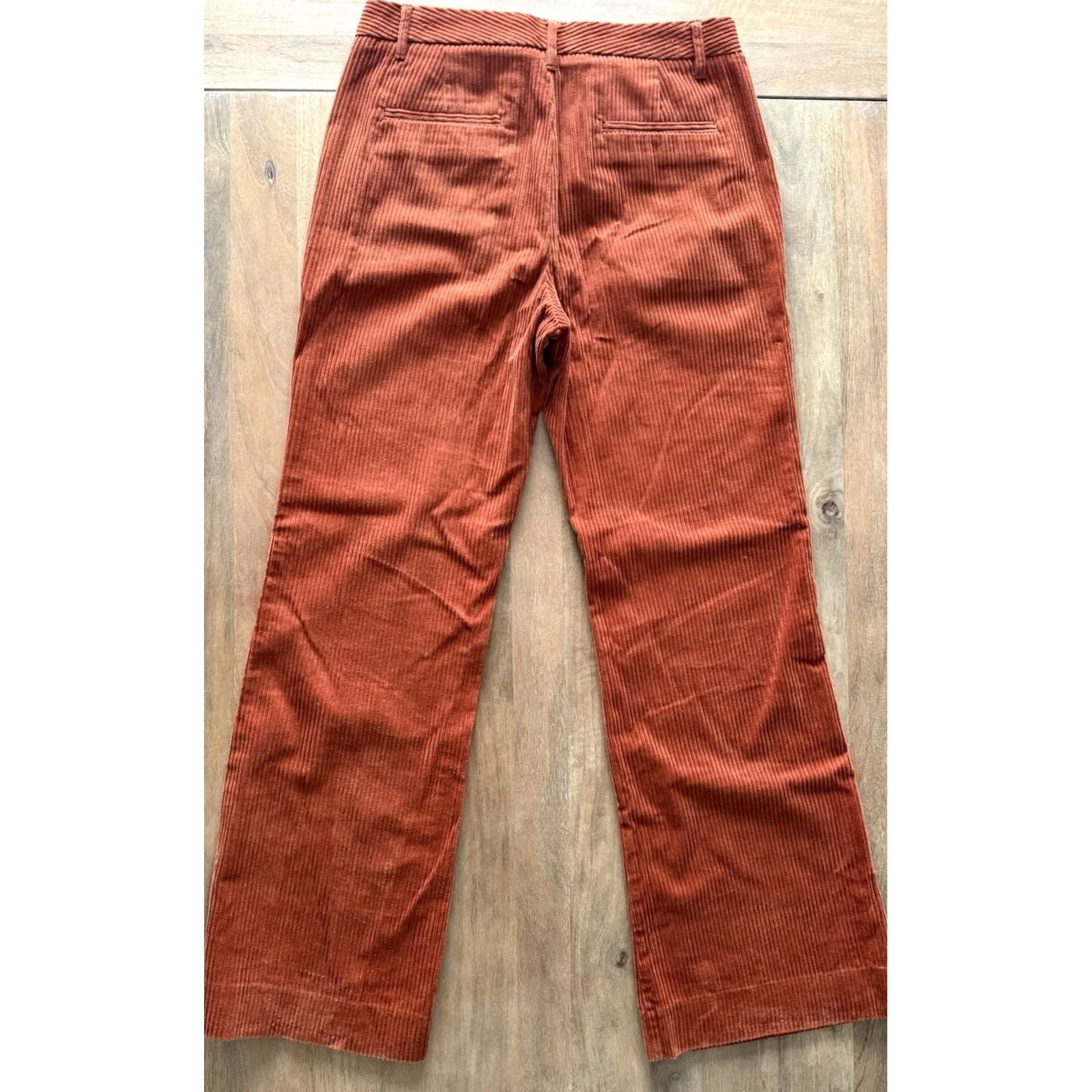 Banana Republic Banana Republic High Rise Corduroy Bootcut Pants Womens 8 Orange Regular 32x31 Jeans Size 30" / US 8 / IT 44 - 2 Thumbnail