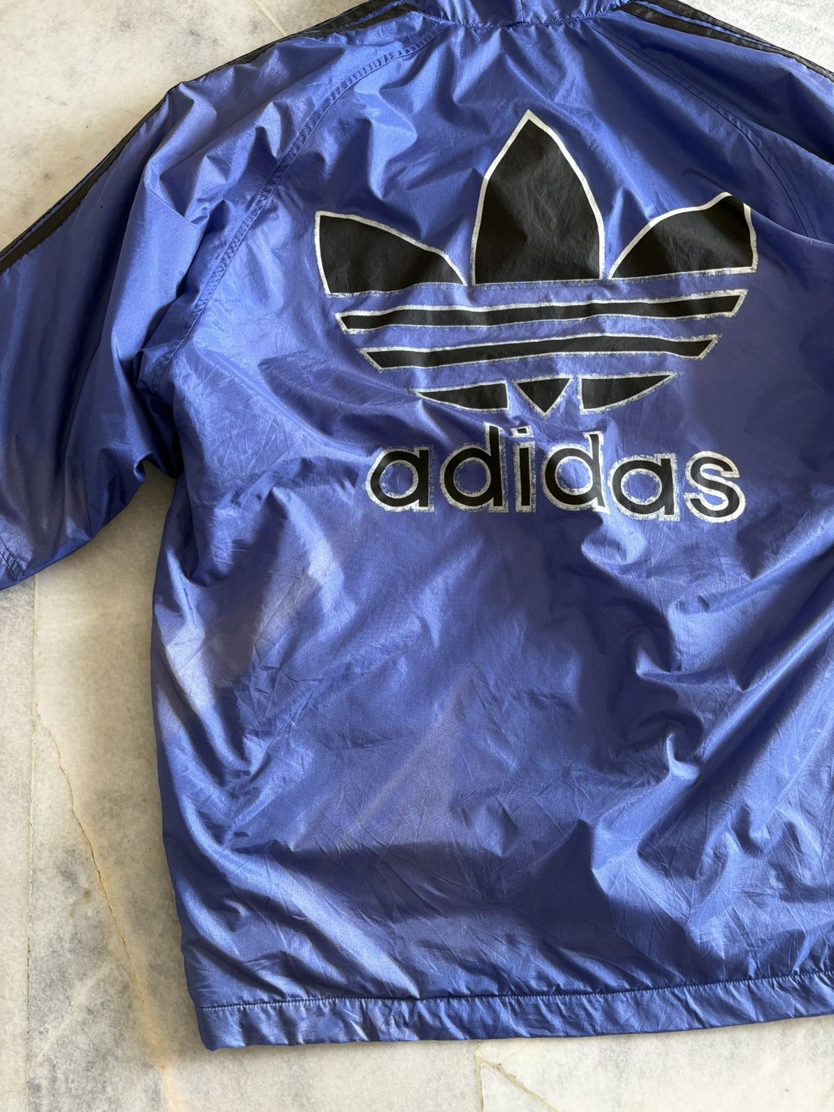 Adidas × Vintage 90s Adidas Big Logo Parka Jacket Size US L / EU 52-54 / 3 - 13 Thumbnail