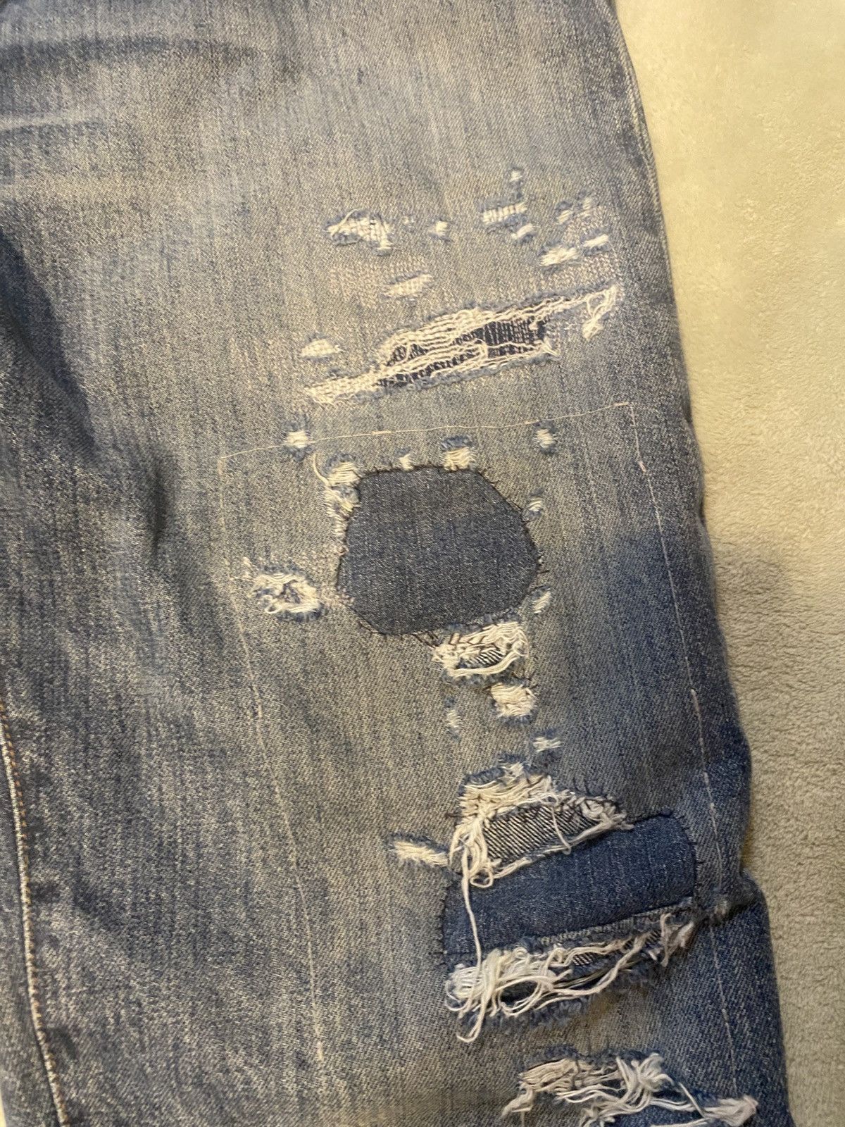 Polo Ralph Lauren vintage Polo Ralph Lauren distressed demin Size US 34 / EU 50 - 8 Thumbnail
