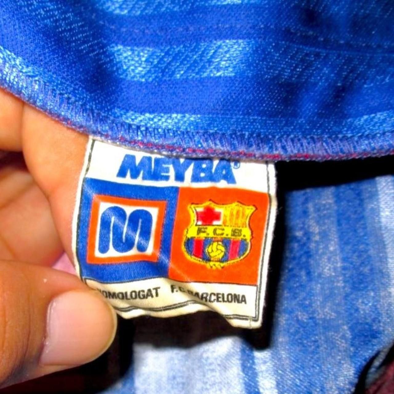 Other Match Worn Fc Barcelona 1989 1990 1991 1992 maillot fcb Size US XL / EU 56 / 4 - 5 Thumbnail