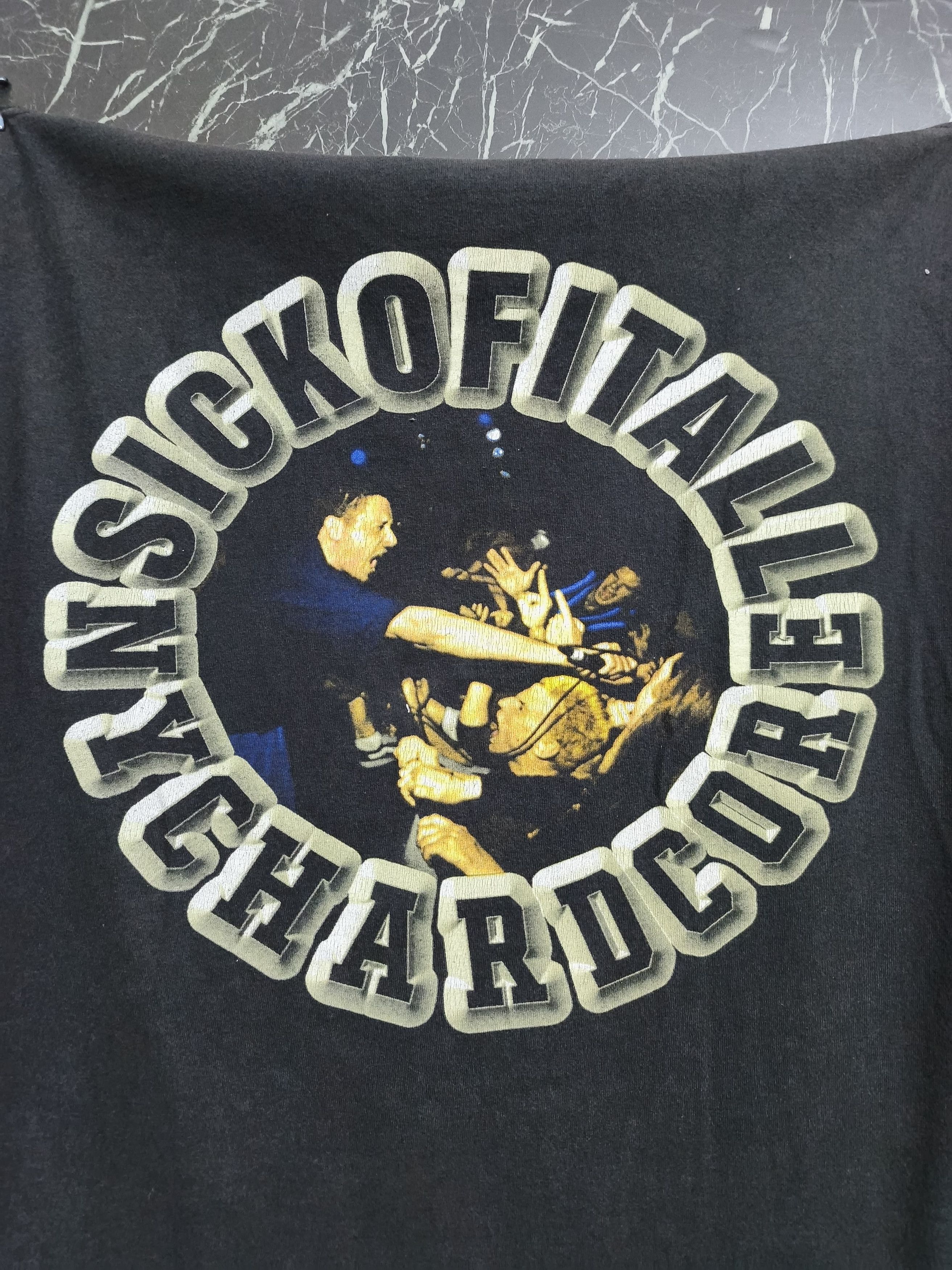 Band Tees Vintage 90s Sick Of It All NY Hardcore Band Tshirt Size US XL / EU 56 / 4 - 4 Thumbnail