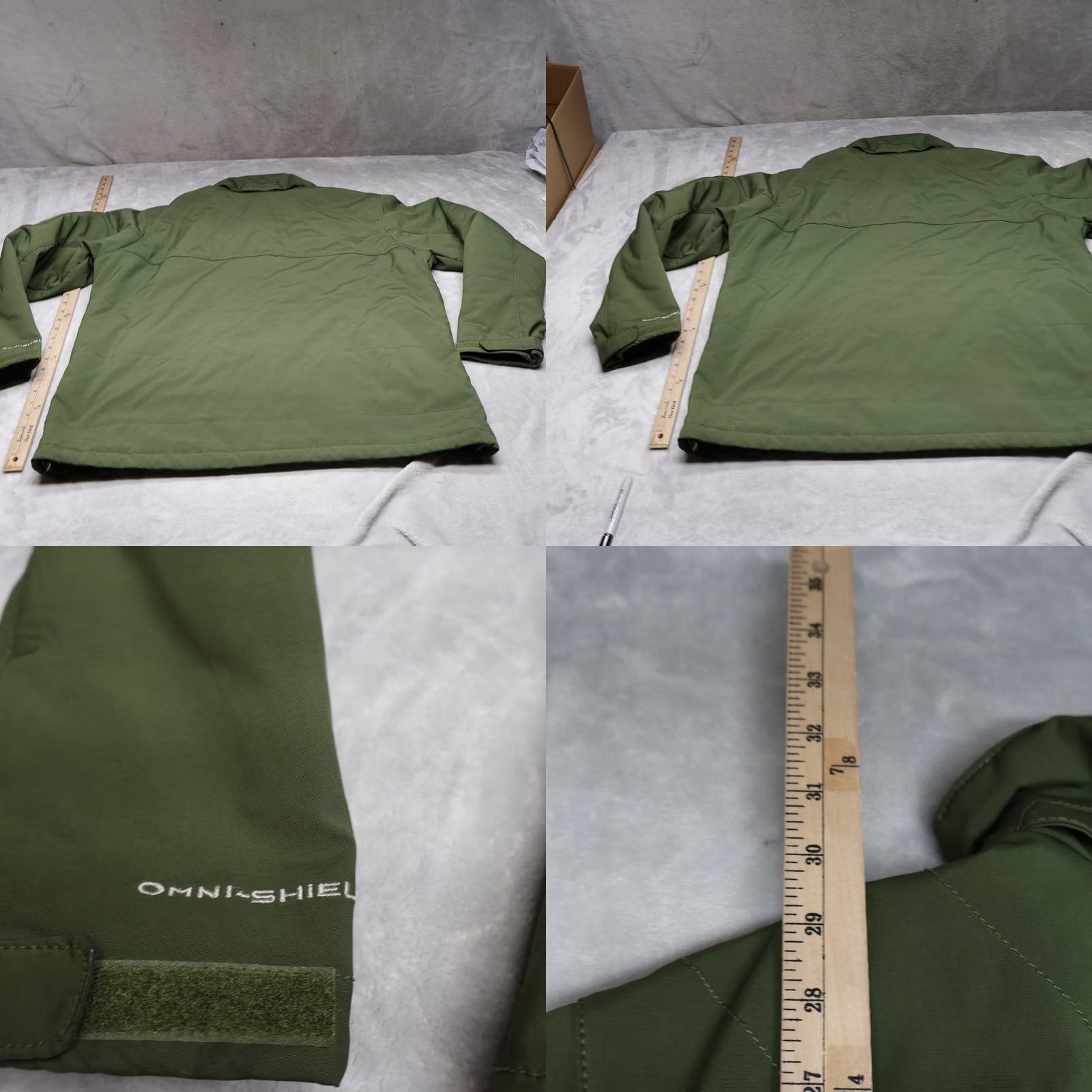 Rains Columbia Jacket Women XL Green Softshell Wind Rain Insulated Full Zip Outdoor Size XL / US 12-14 / IT 48-50 - 9 Thumbnail