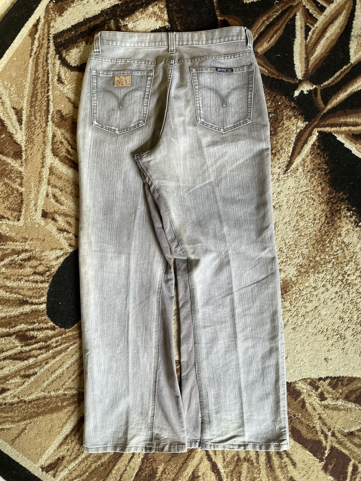 Vintage Vintage Baggy Reworked jeans Size US 33 - 3 Thumbnail