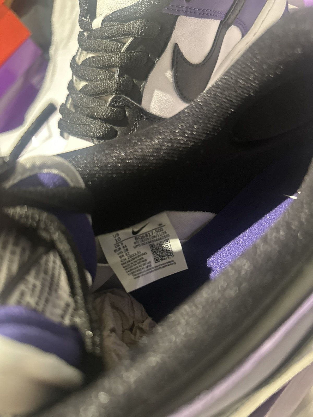 Nike Nike SB Dunk Low Court Purple Size US 10 / EU 43 - 9 Thumbnail