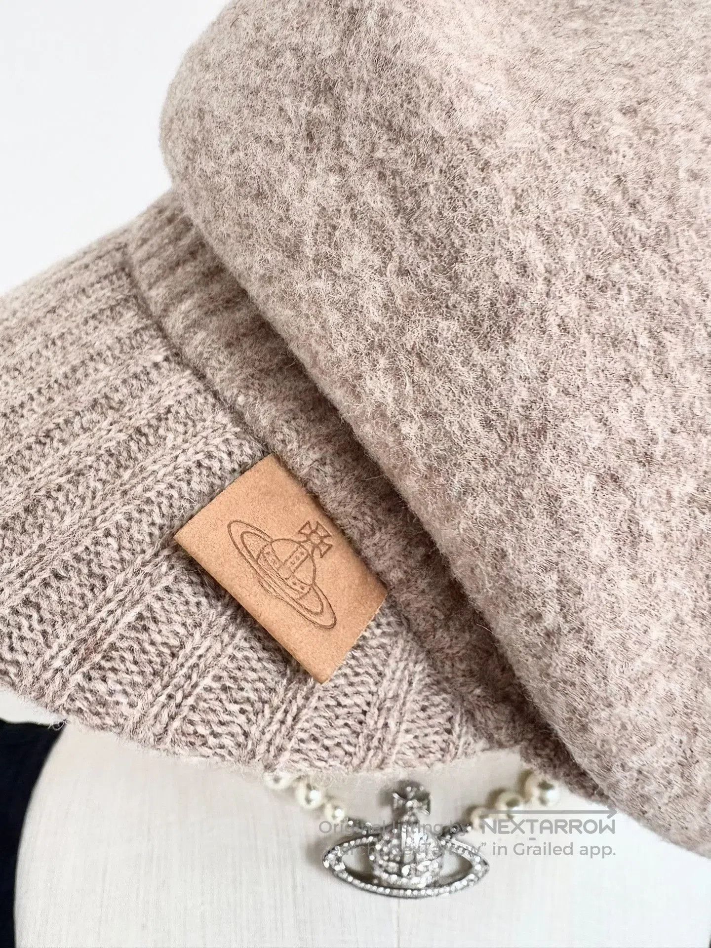 Vivienne Westwood Vivienne Westwood Vintage Beige Beret Cap. Size ONE SIZE - 4 Thumbnail