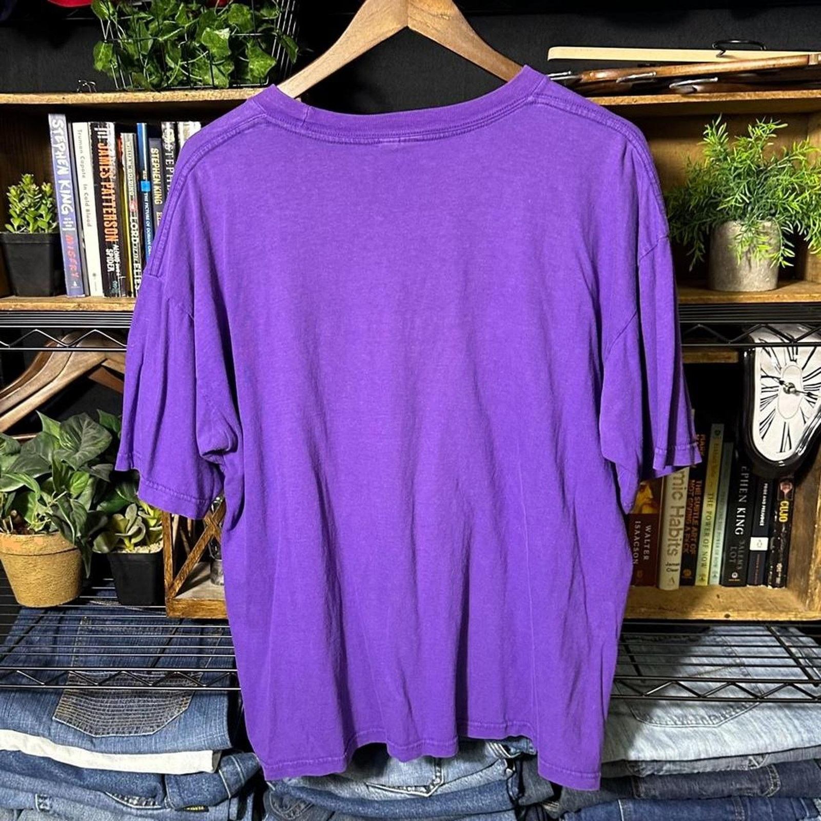 Logo 7 Vintage 90s Logo 7 Minnesota Vikings Tee Mens XL Shirt 1995 Size US XL / EU 56 / 4 - 2 Thumbnail