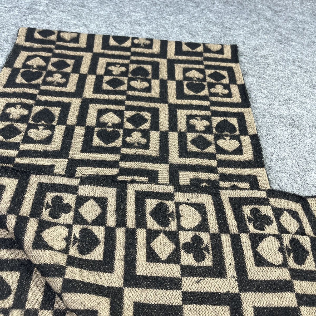 Vintage Poker Design Scarf / Muffler / Neckwear T943 Size ONE SIZE - 6 Thumbnail