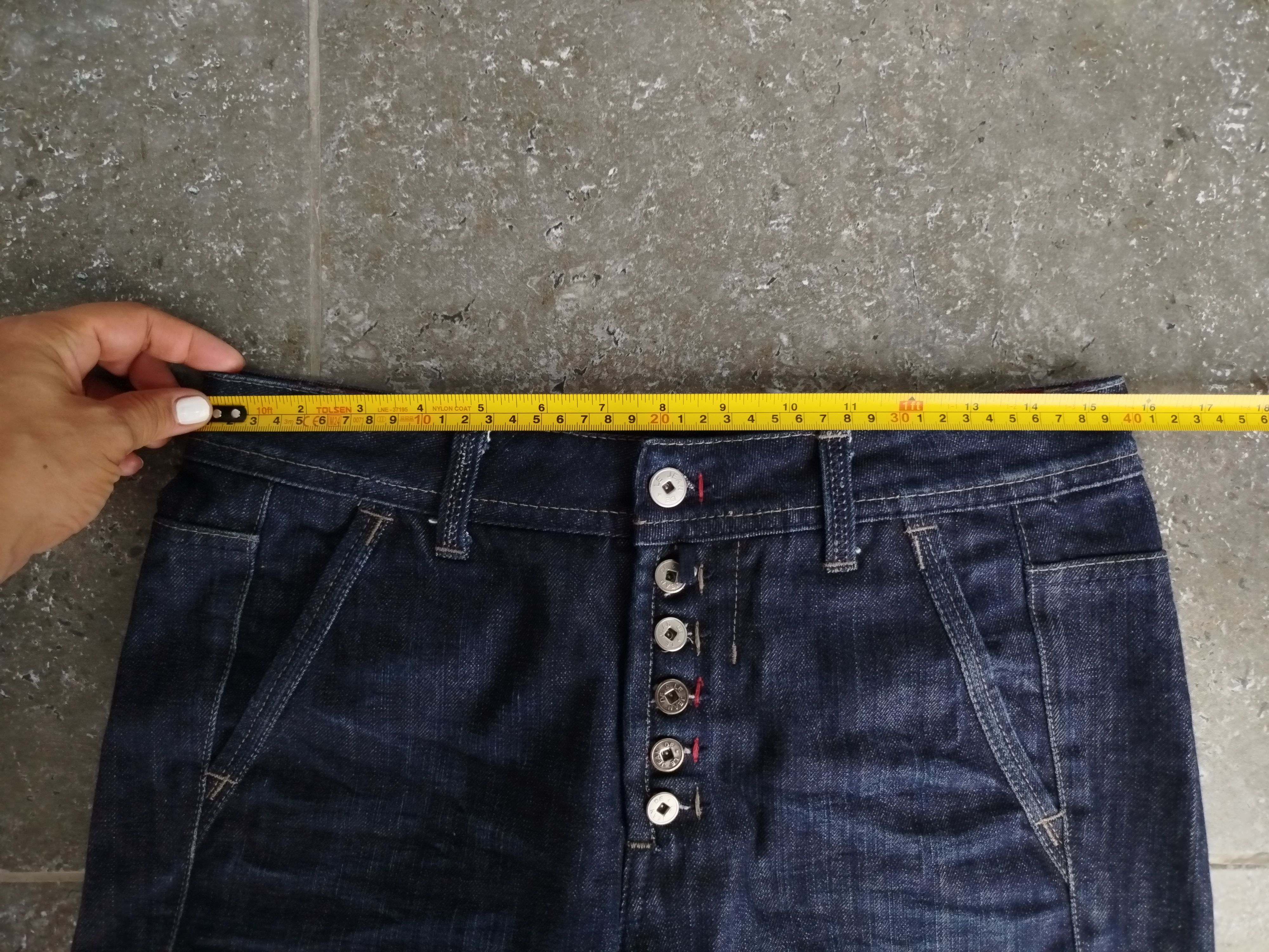 Marithe + Francois Girbaud Jeans Capri Boyfriend Demin Vintage Y2K Size 27/S Size 27" / US 4 / IT 40 - 9 Thumbnail
