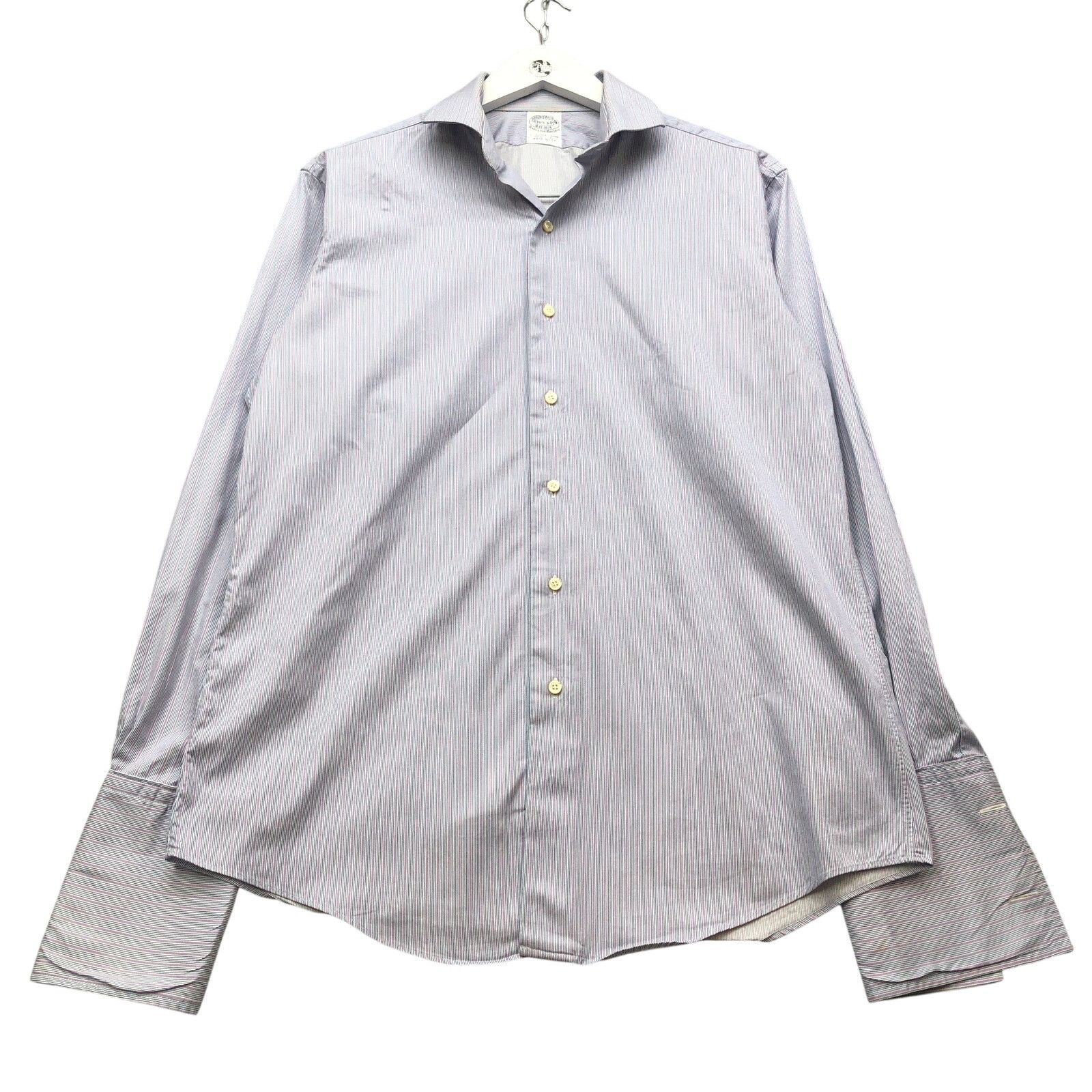 Brooks Brothers Vintage Brooks Bothers Button Dress Shirt Men M Striped Size US M / EU 48-50 / 2 - 1 Thumbnail