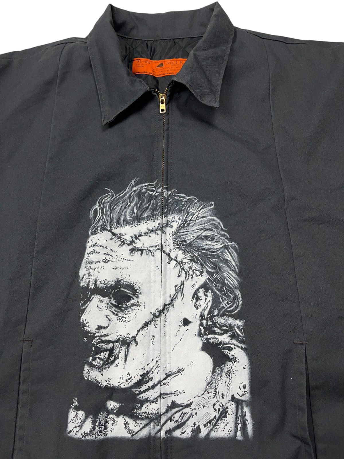 Expert Horror 80s The Texas Chainsaw Massacre Custom Made Red Kap Jacket Size US XL / EU 56 / 4 - 9 Thumbnail