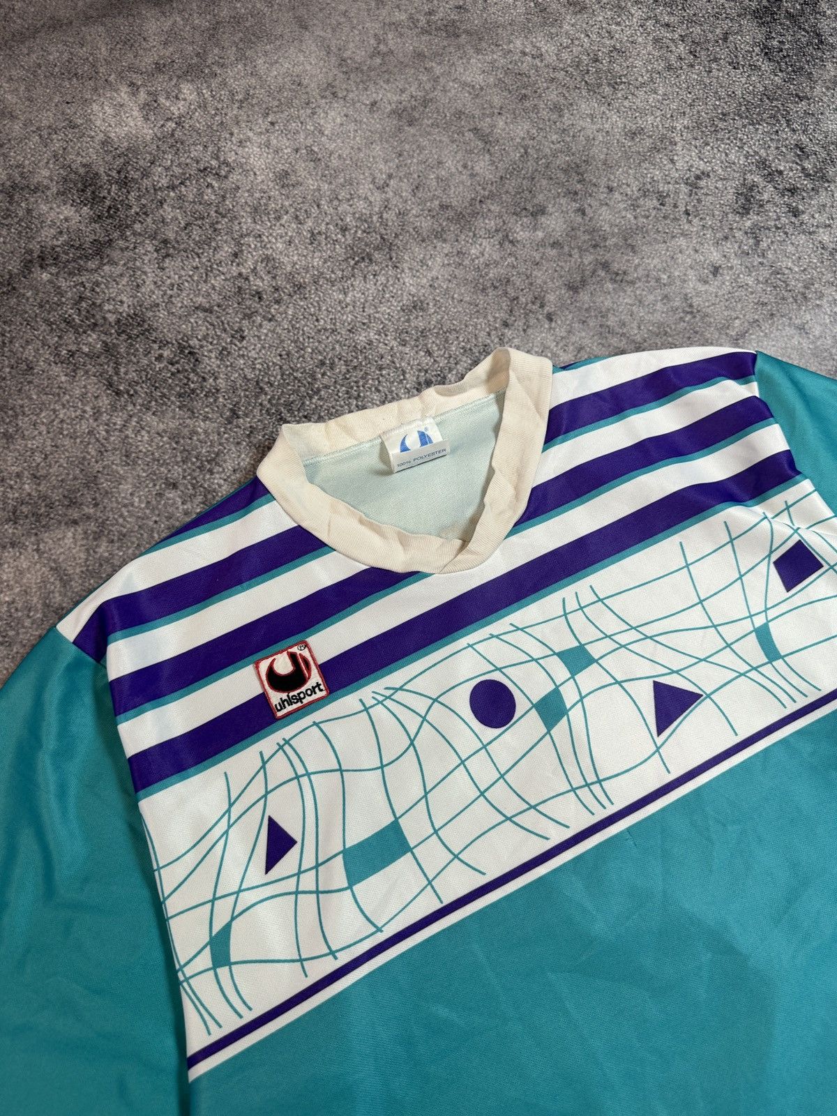 Vintage Vintage Uhlsport 2 Soccer Jersey 90s Style Blokecore USA XL Size US XL / EU 56 / 4 - 2 Thumbnail