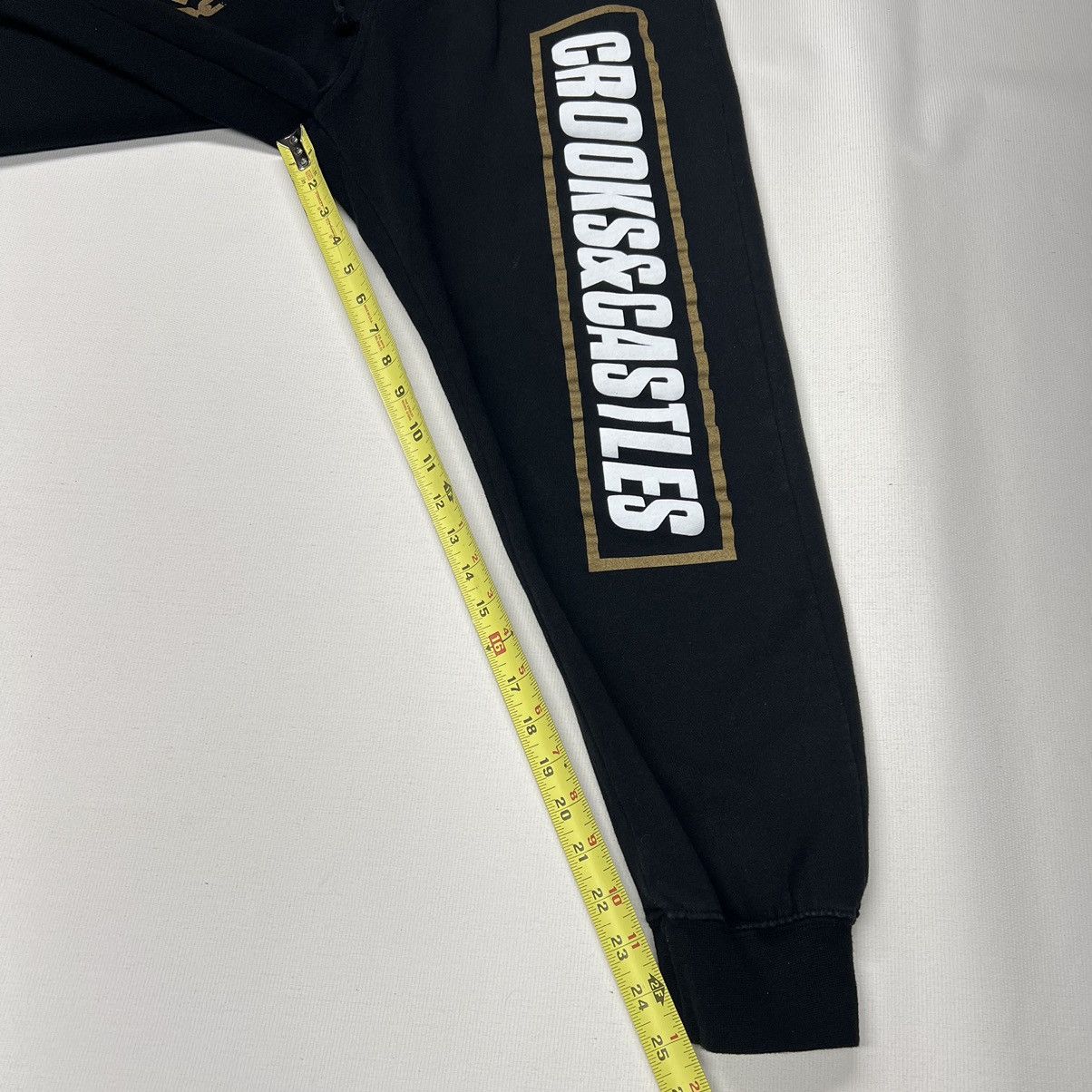Crooks & Castles Crooks And Castles Sweatpants Black Jogger Logo Chains Y2K Size US 34 / EU 50 - 19 Thumbnail