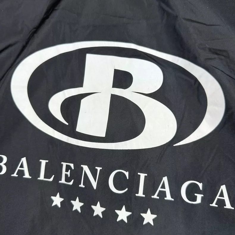 Balenciaga Balenciaga FW21 letter pattern loose collar long-sleeve lo Size US S / EU 44-46 / 1 - 3 Thumbnail