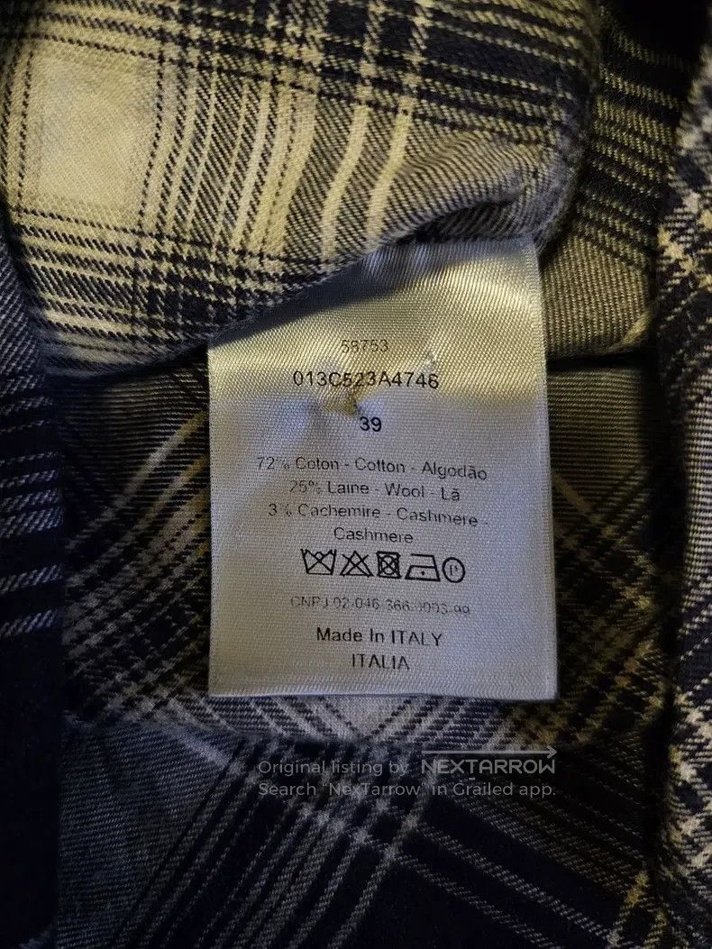 Dior Dior Size39 Plaid shirt Size US XXS / EU 40 - 5 Thumbnail