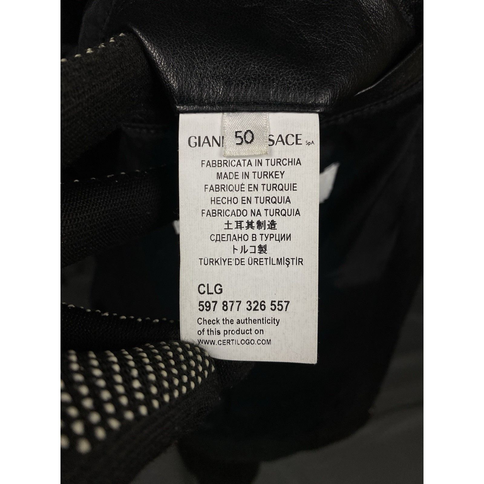 Versace Versace Collection Men's Black Leather Bomber Jacket Size 5 Size US M / EU 48-50 / 2 - 11 Thumbnail