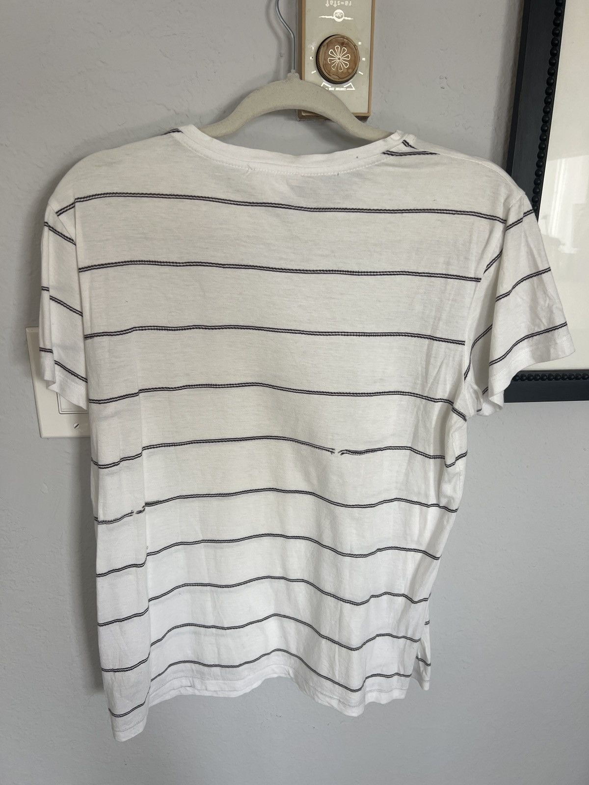Band Of Outsiders White t-shirt with “rope” stripes Size US S / EU 44-46 / 1 - 2 Thumbnail