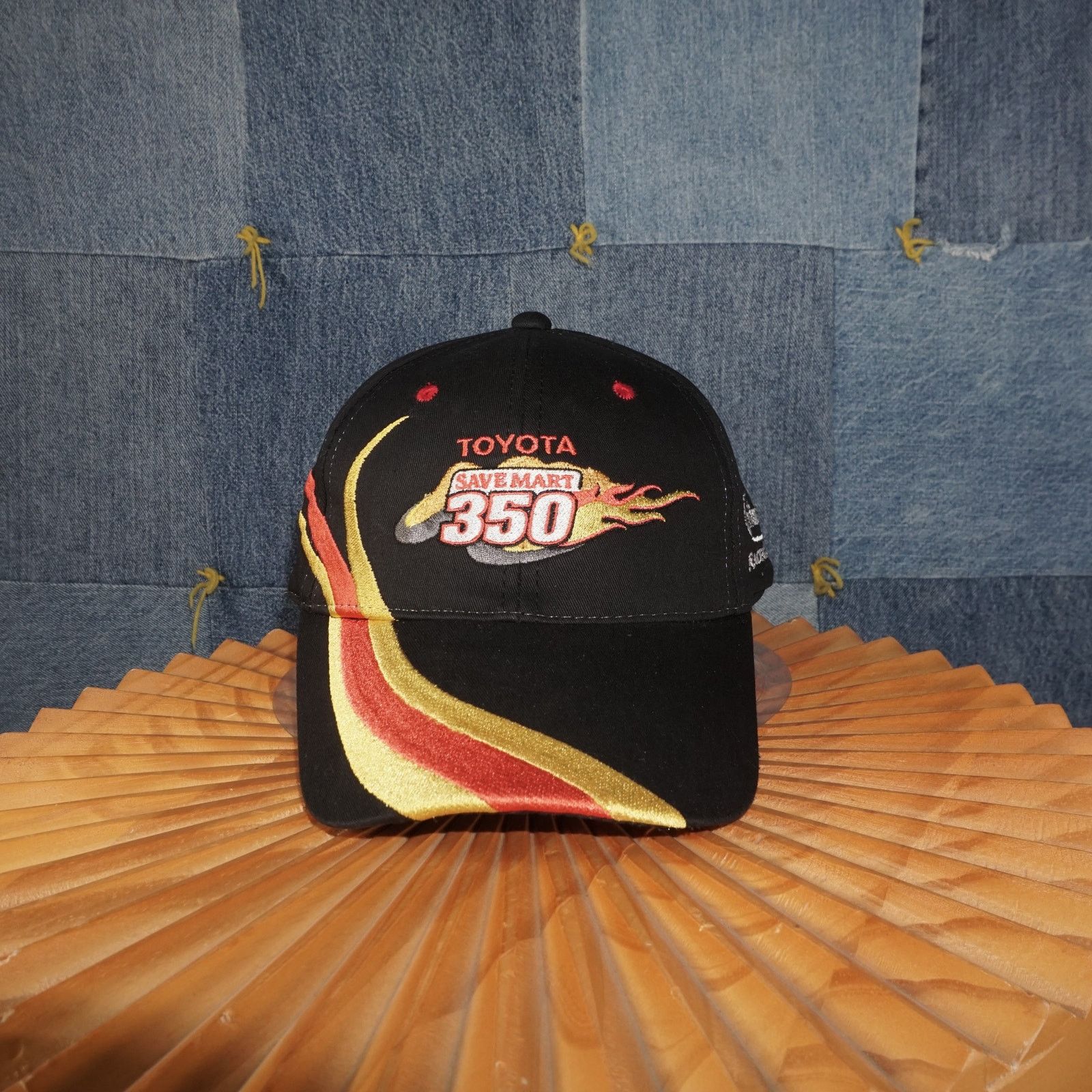 NASCAR OSFA-Vintage / Y2K NASCAR Style Toyota Flame Embroidered Hat Size ONE SIZE - 1 Thumbnail